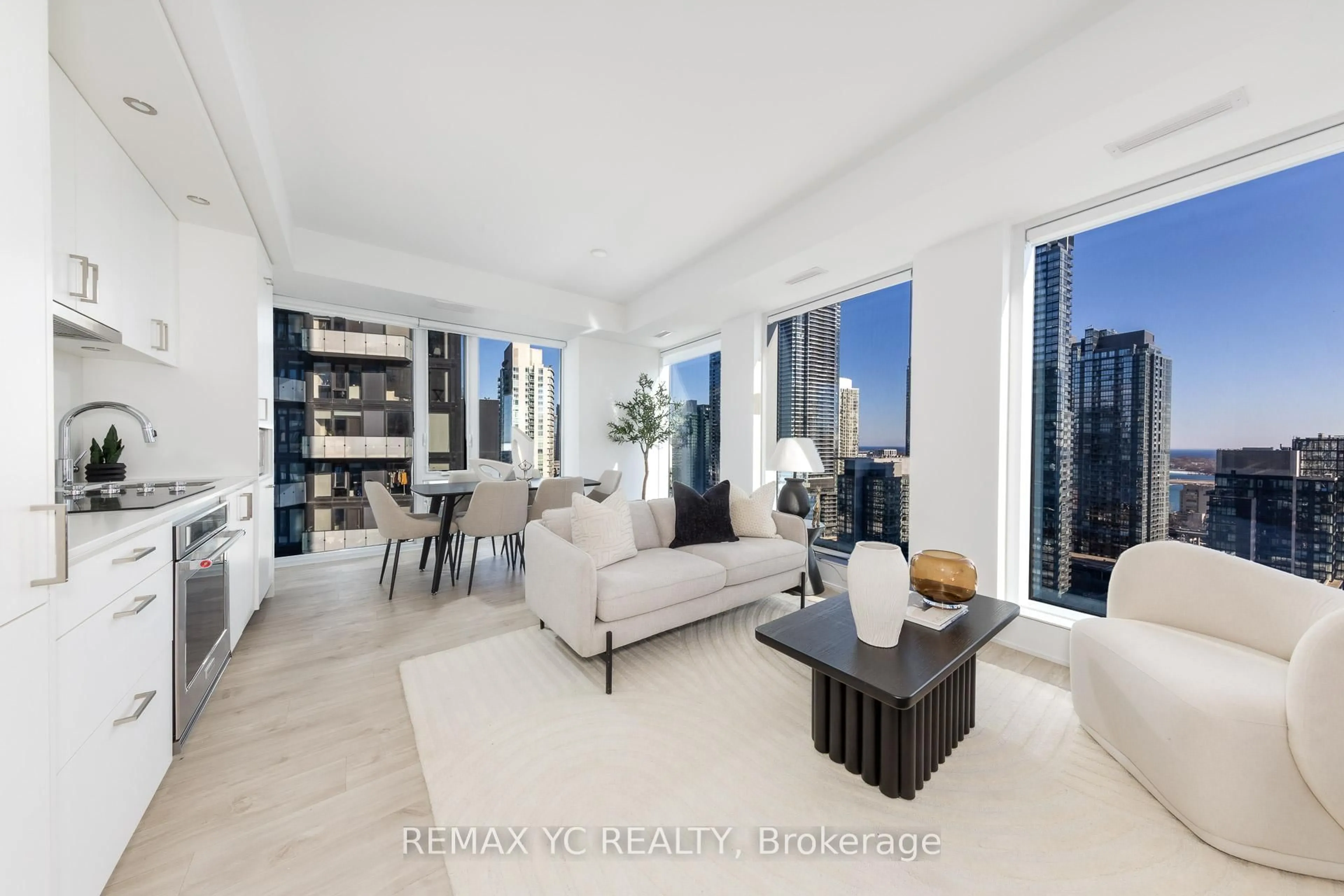 Living room with furniture, unknown for 470 Front St #1612, Toronto Ontario M5V 0V6