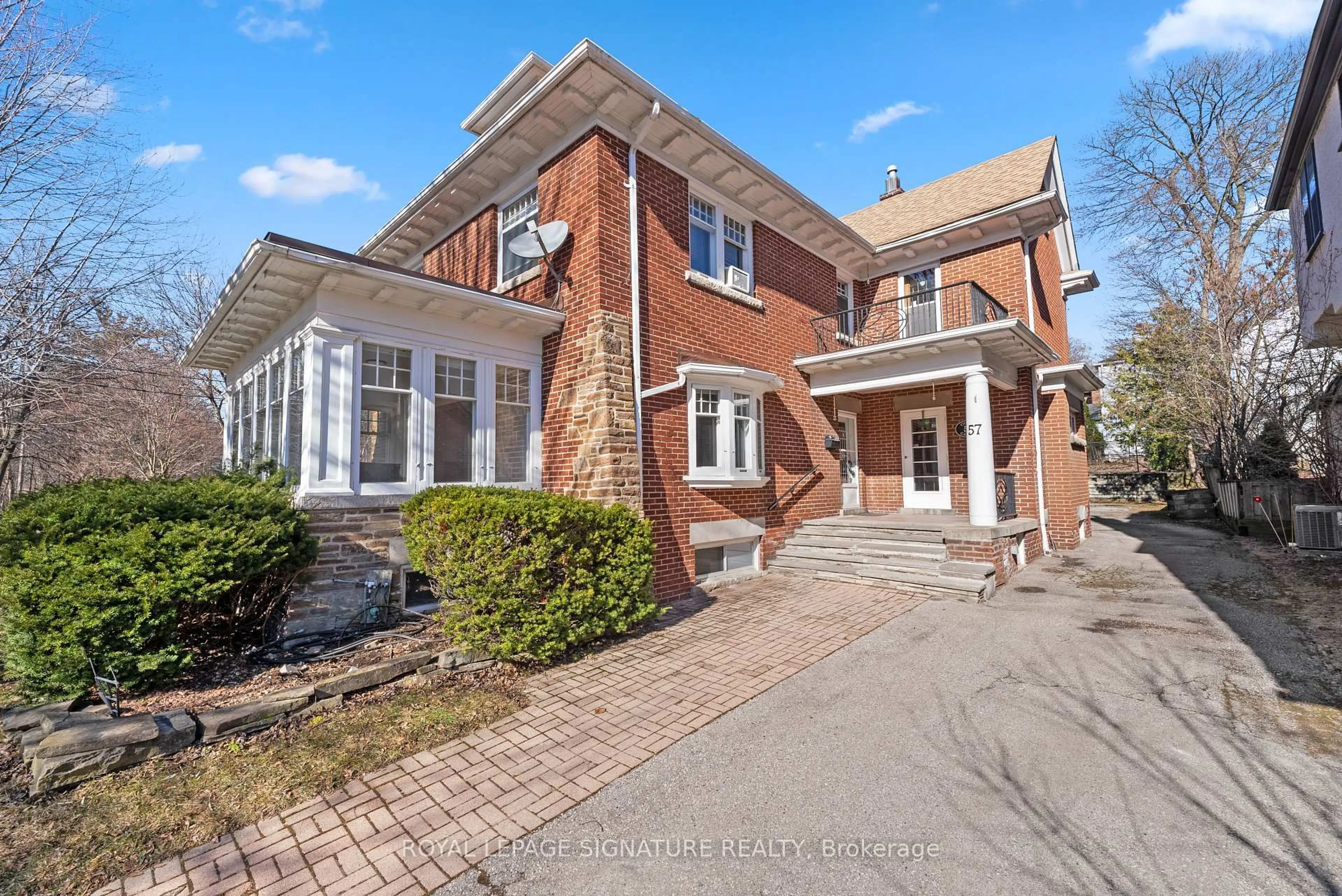 Home with brick exterior material, street for 57 St Edmunds Dr, Toronto Ontario M4N 2P8
