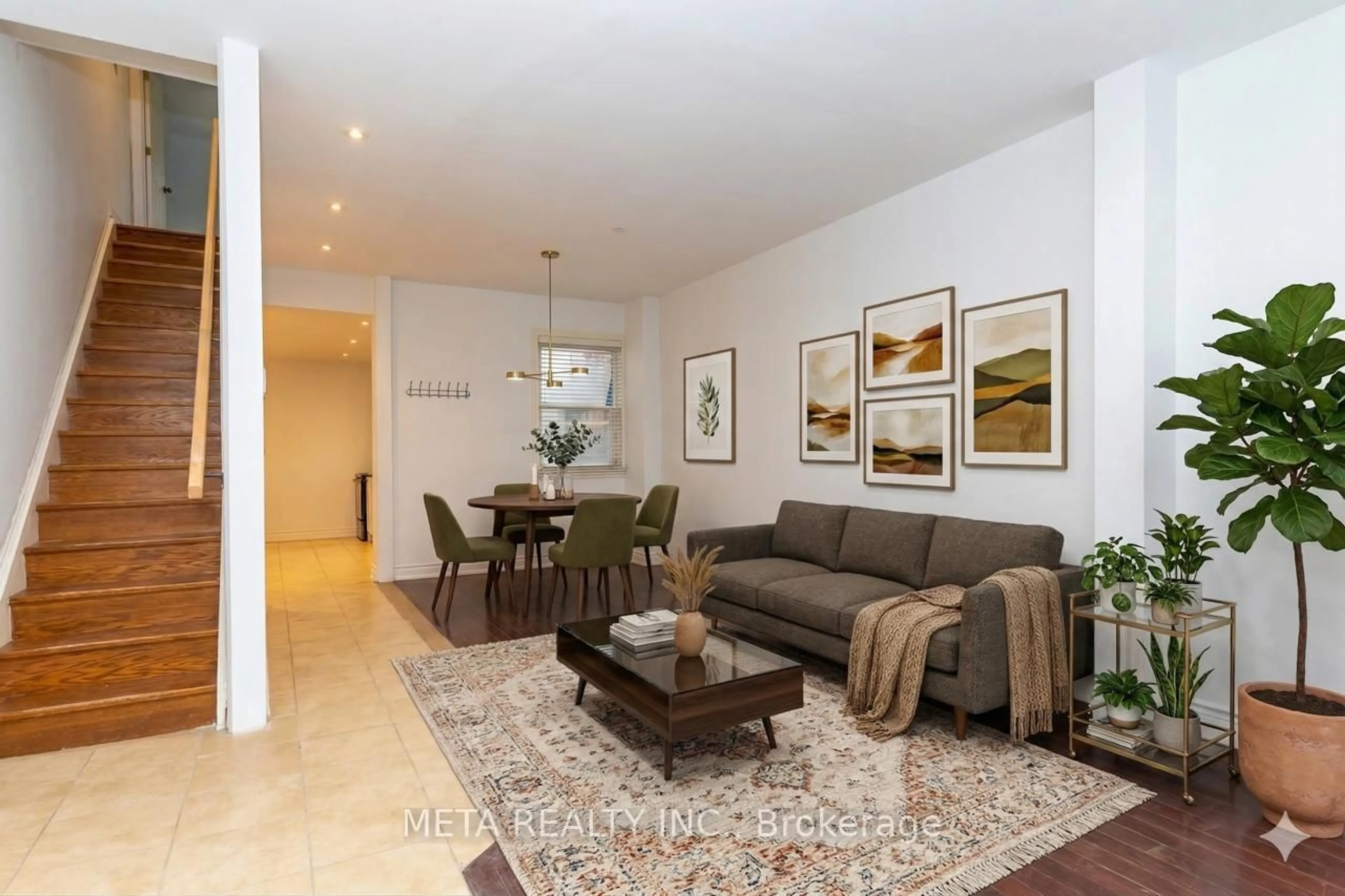 Living room with furniture, unknown for 14 Peel Ave, Toronto Ontario M6J 1M4