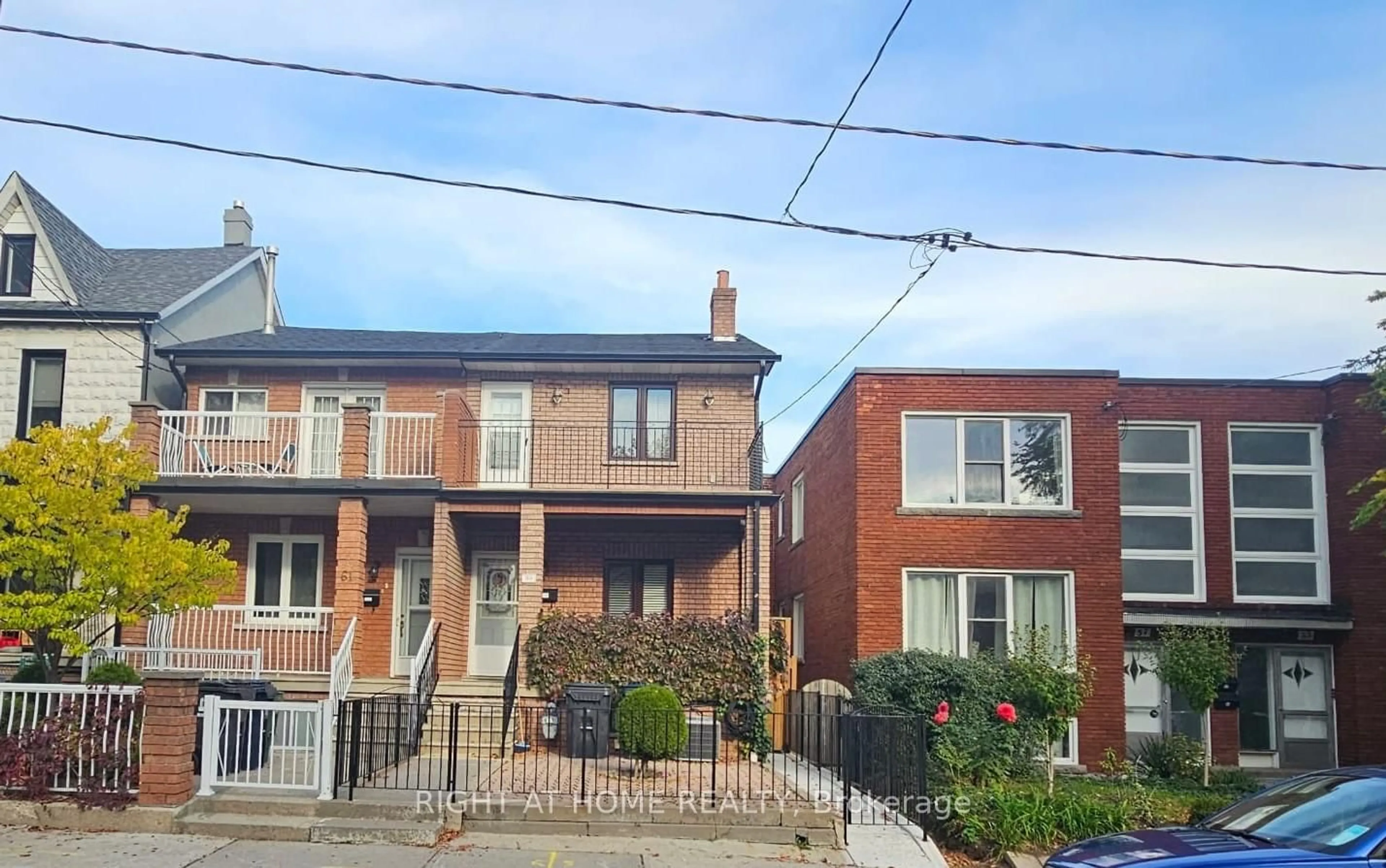Home with brick exterior material, street for 61 Margueretta St, Toronto Ontario M6H 3S4