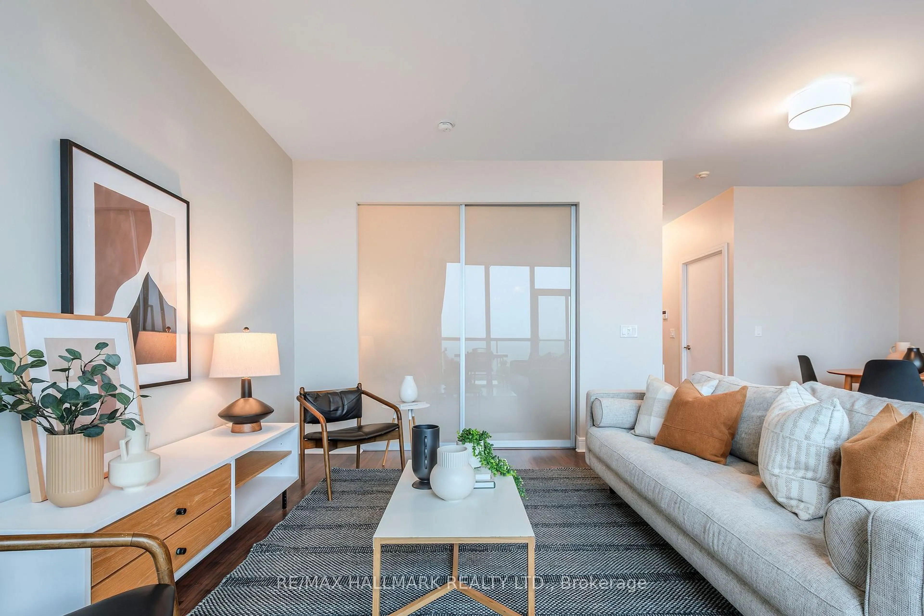 Living room with furniture, unknown for 35 Brian Peck Cres #PH2, Toronto Ontario M4G 0A5