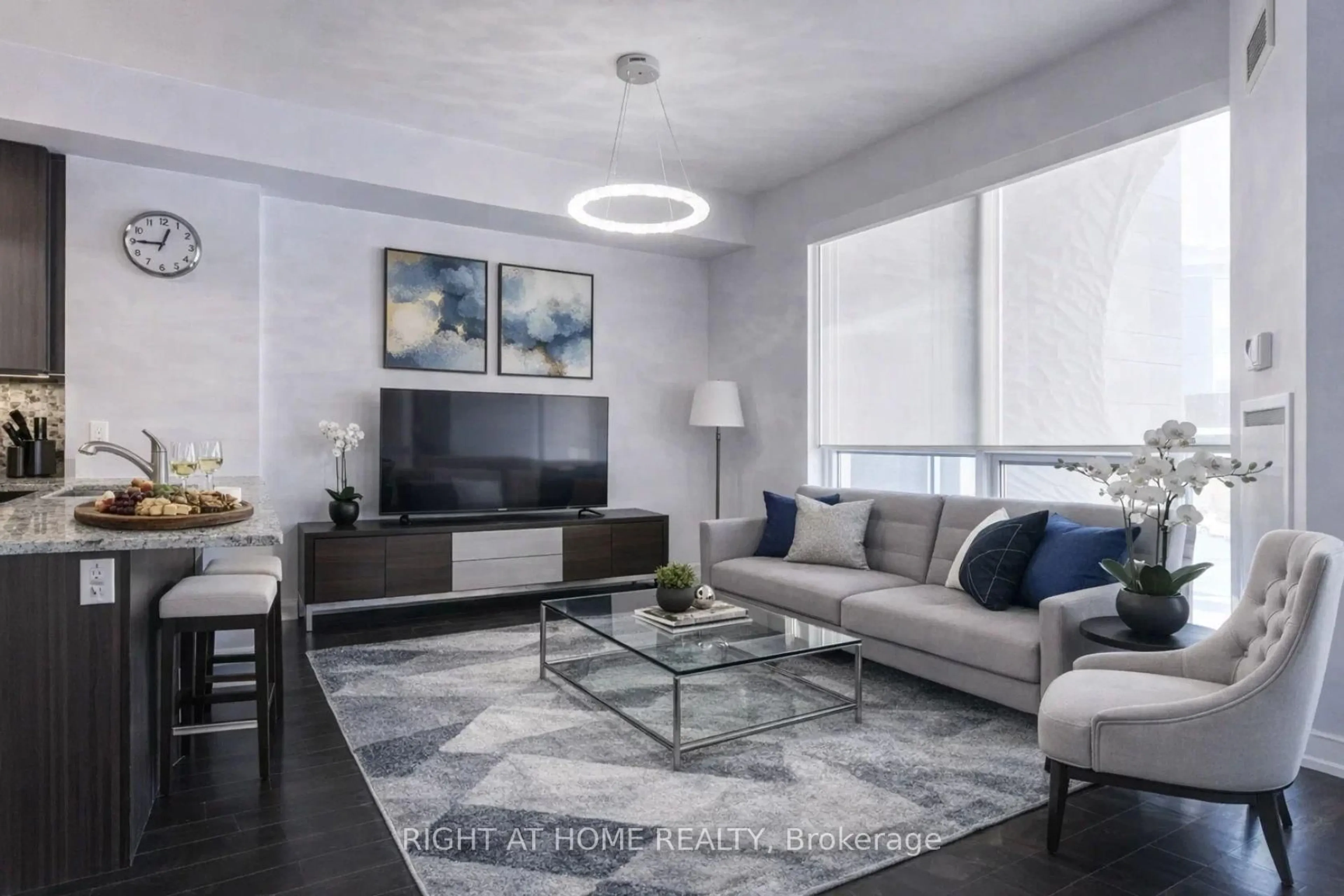 Living room with furniture, unknown for 1 The Esplanade #301, Toronto Ontario M5E 0A8