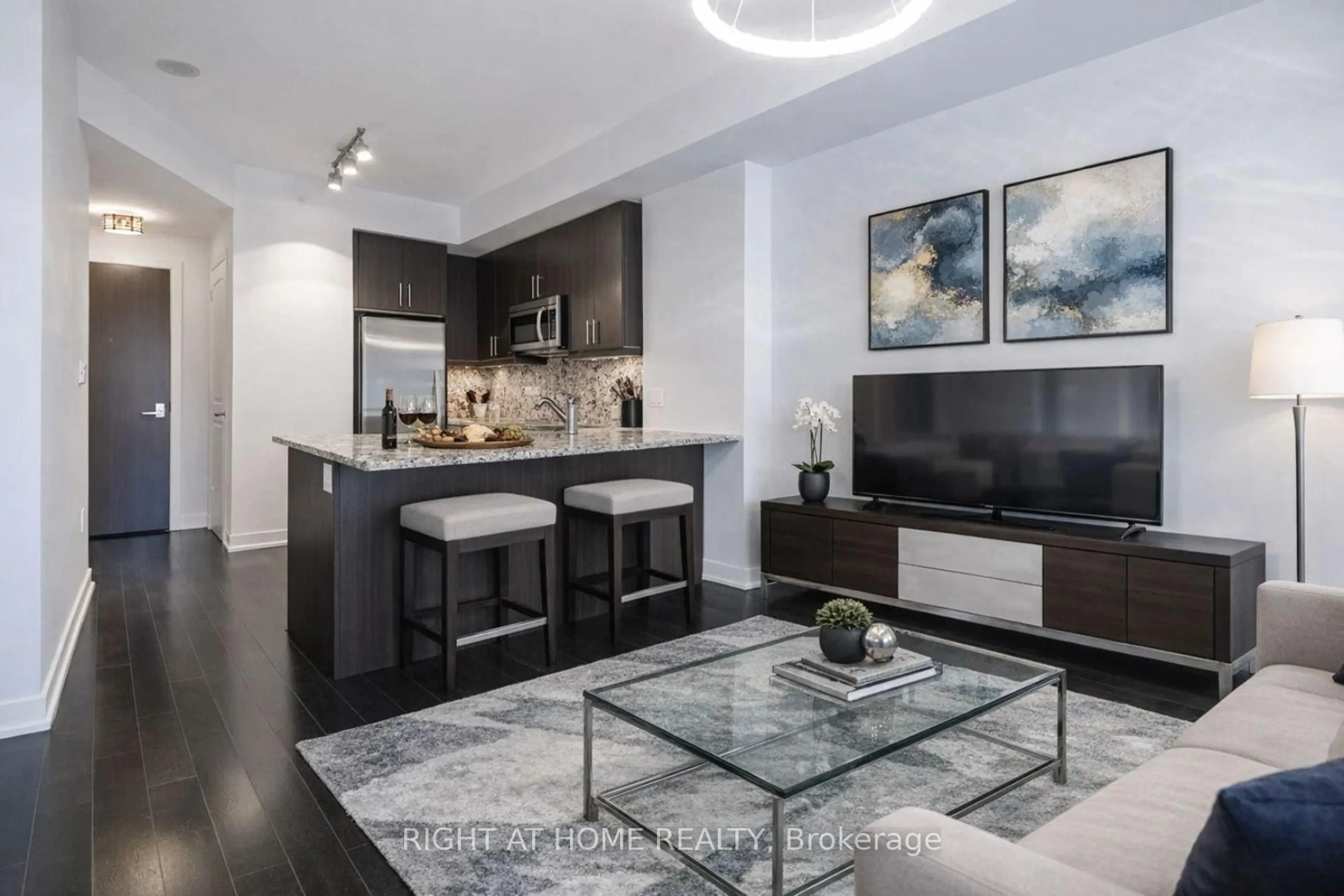 Open concept kitchen, unknown for 1 The Esplanade #301, Toronto Ontario M5E 0A8
