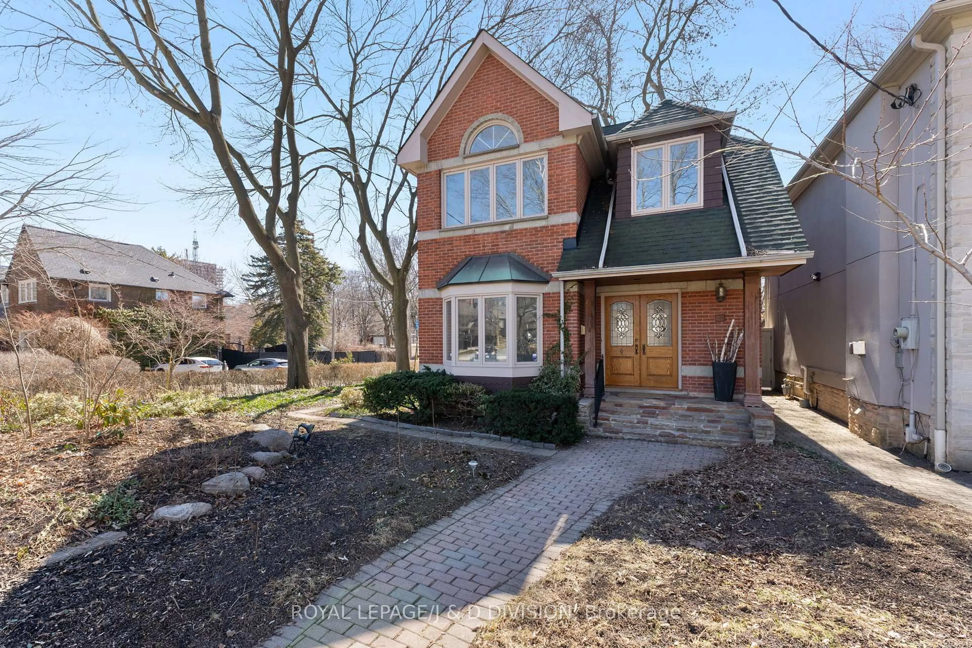 Home with brick exterior material, street for 77 Chaplin Cres, Toronto Ontario M5P 1A4