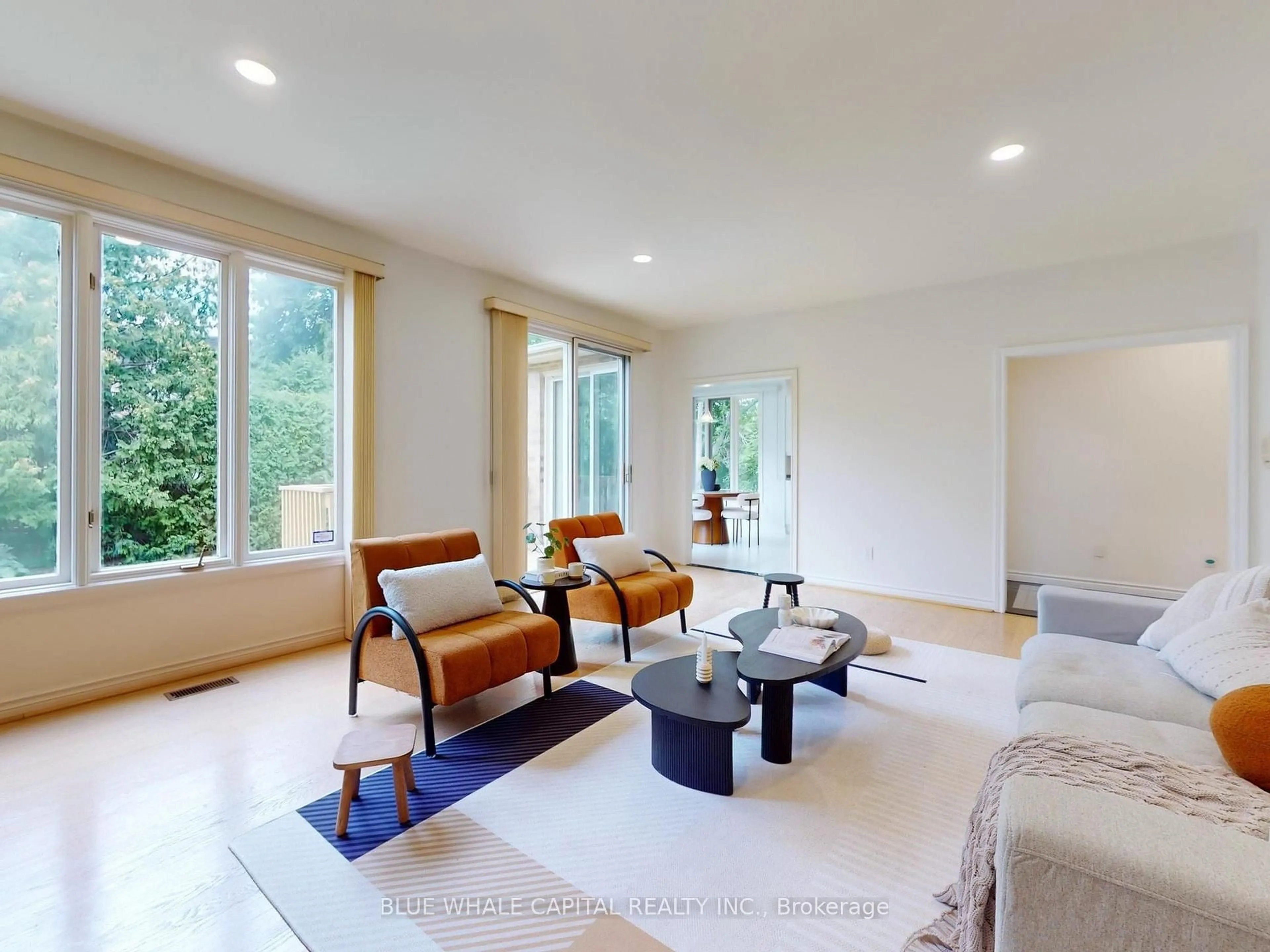 Living room with furniture, unknown for 14 Cadmus Rd, Toronto Ontario M2M 2M5