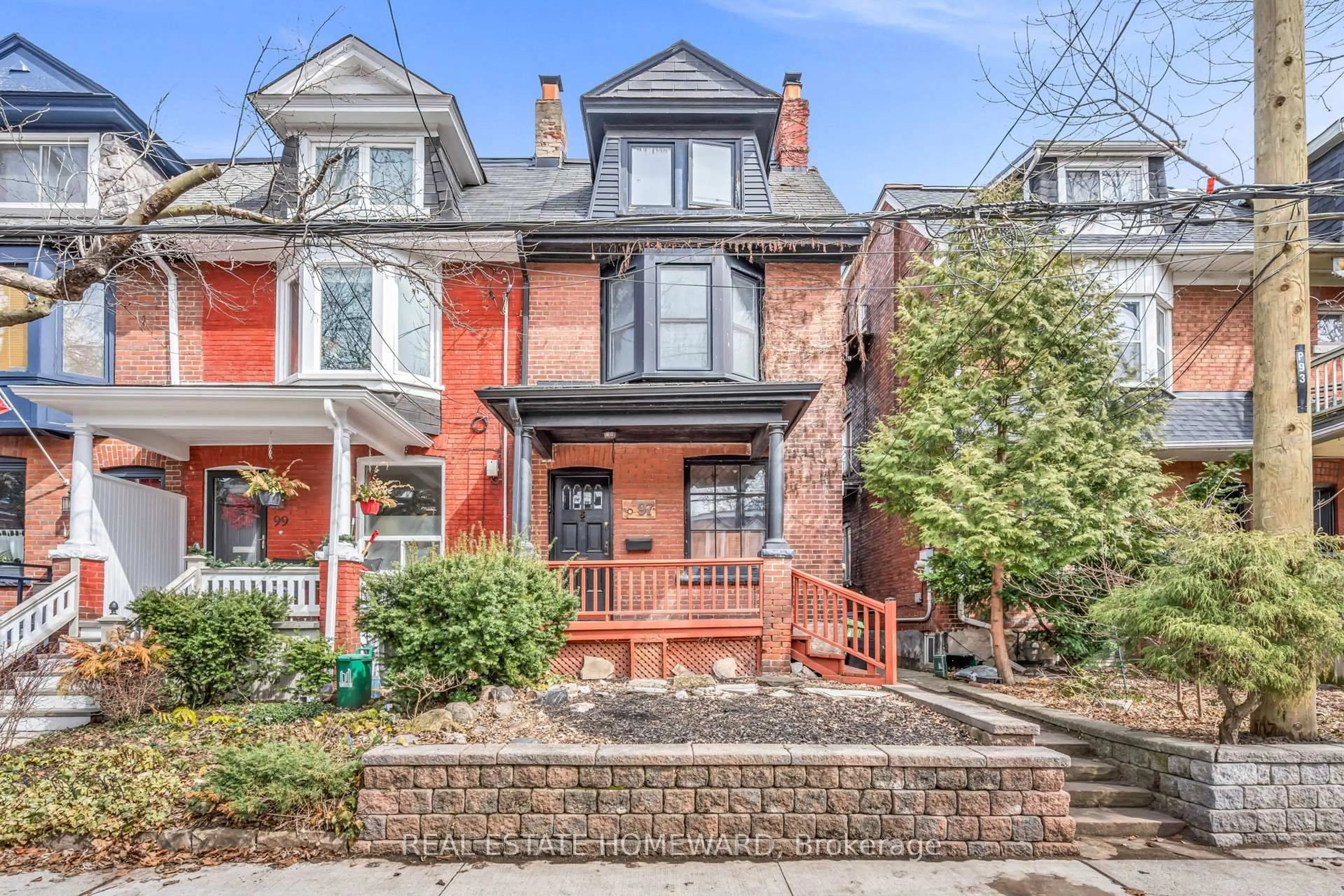 Home with brick exterior material, street for 97 Massey St, Toronto Ontario M6J 2T5