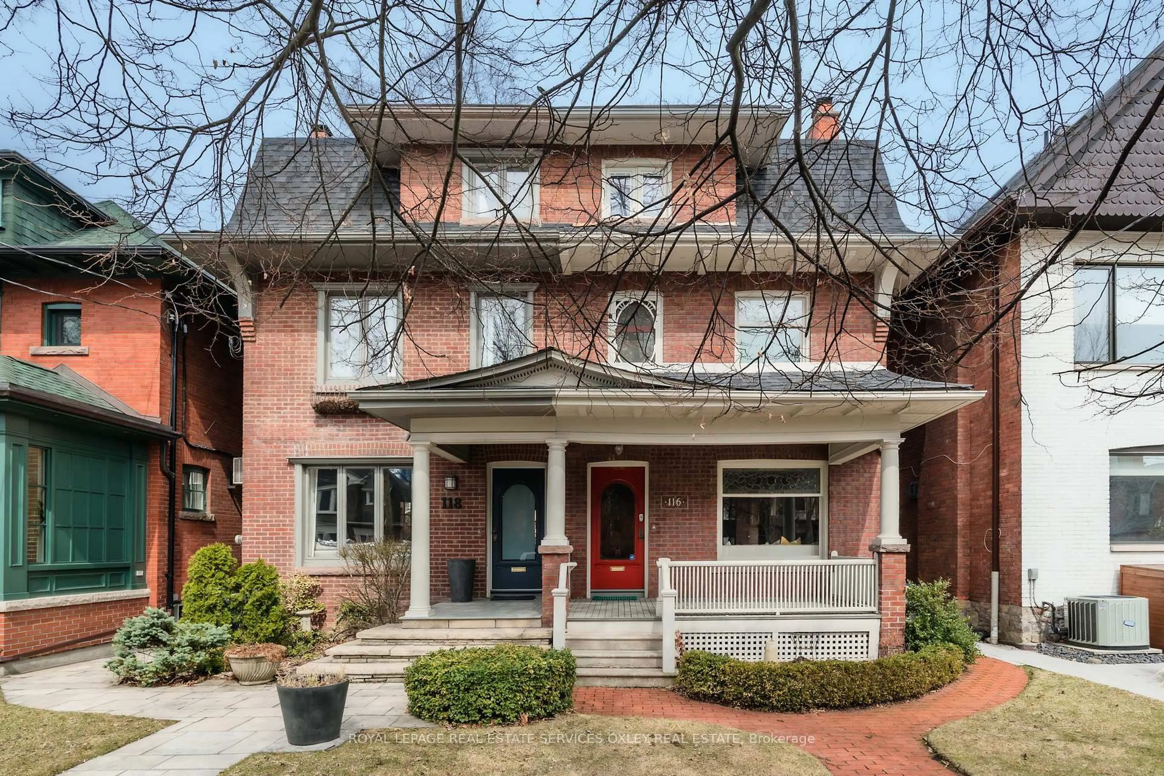 Home with brick exterior material, street for 116 Roxborough St, Toronto Ontario M5R 1V1