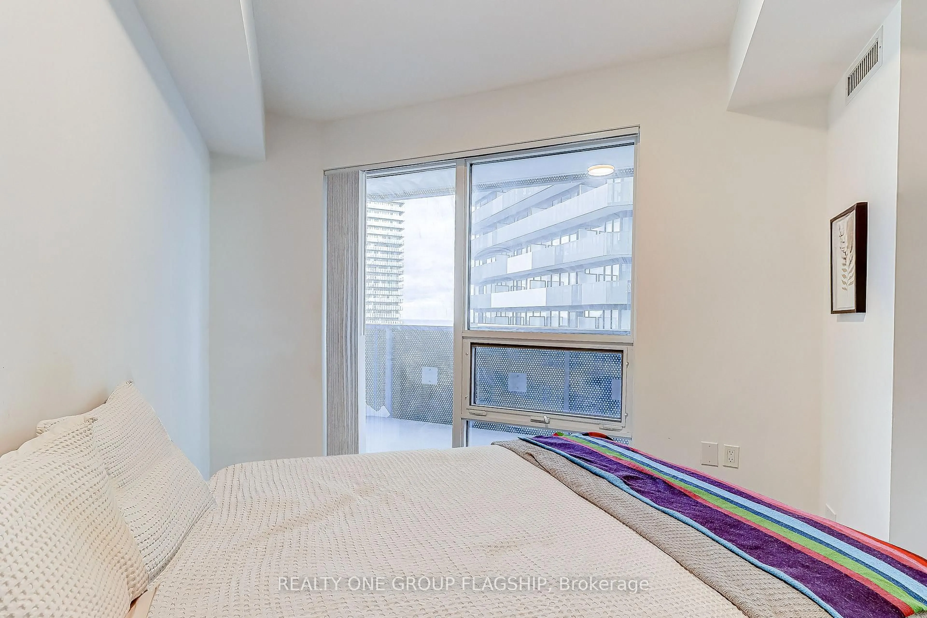 Bedroom with bed, unknown for 55 Cooper St #3608, Toronto Ontario M5E 0G1