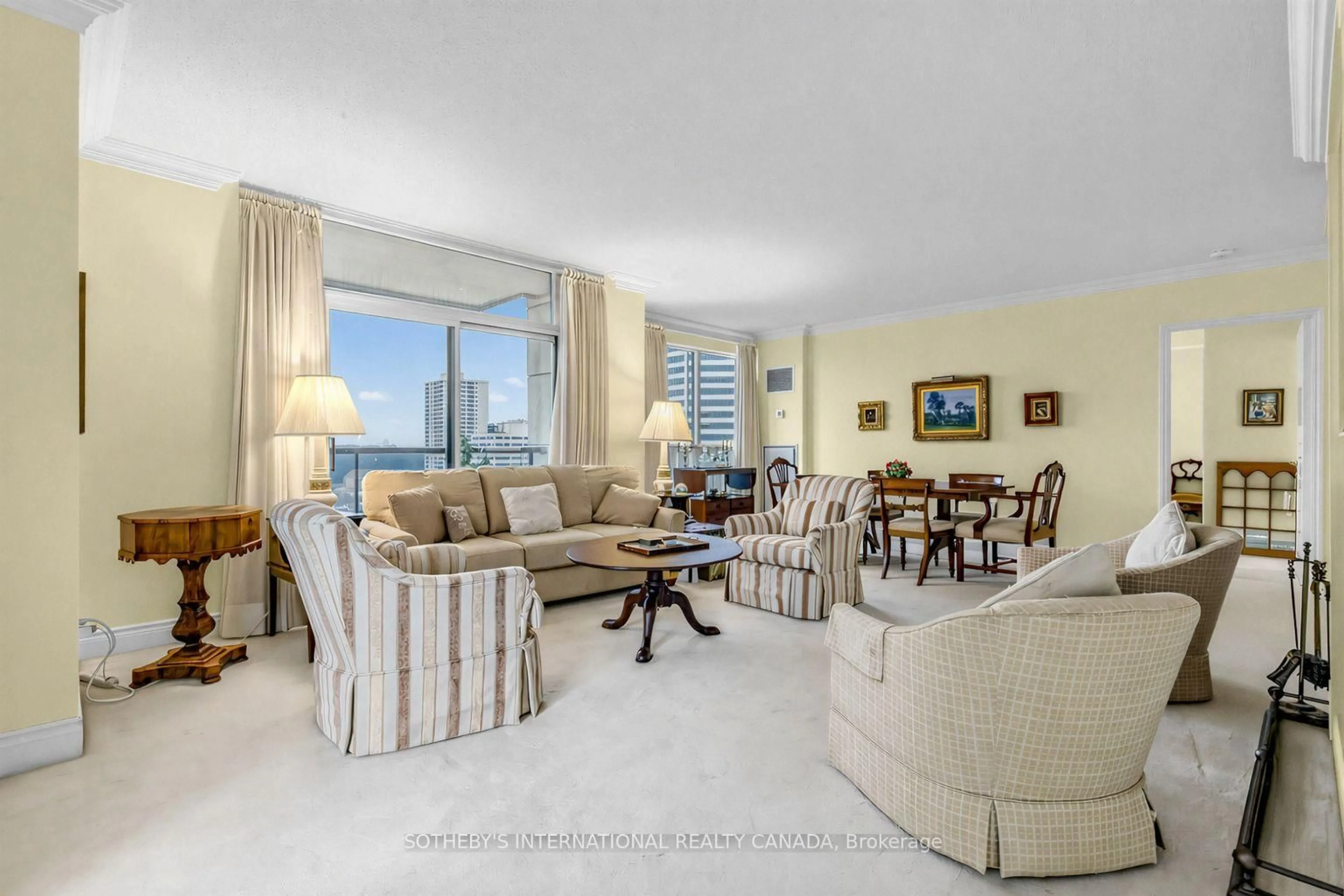 Living room with furniture, unknown for 10 Delisle Ave #814, Toronto Ontario M4V 3C6