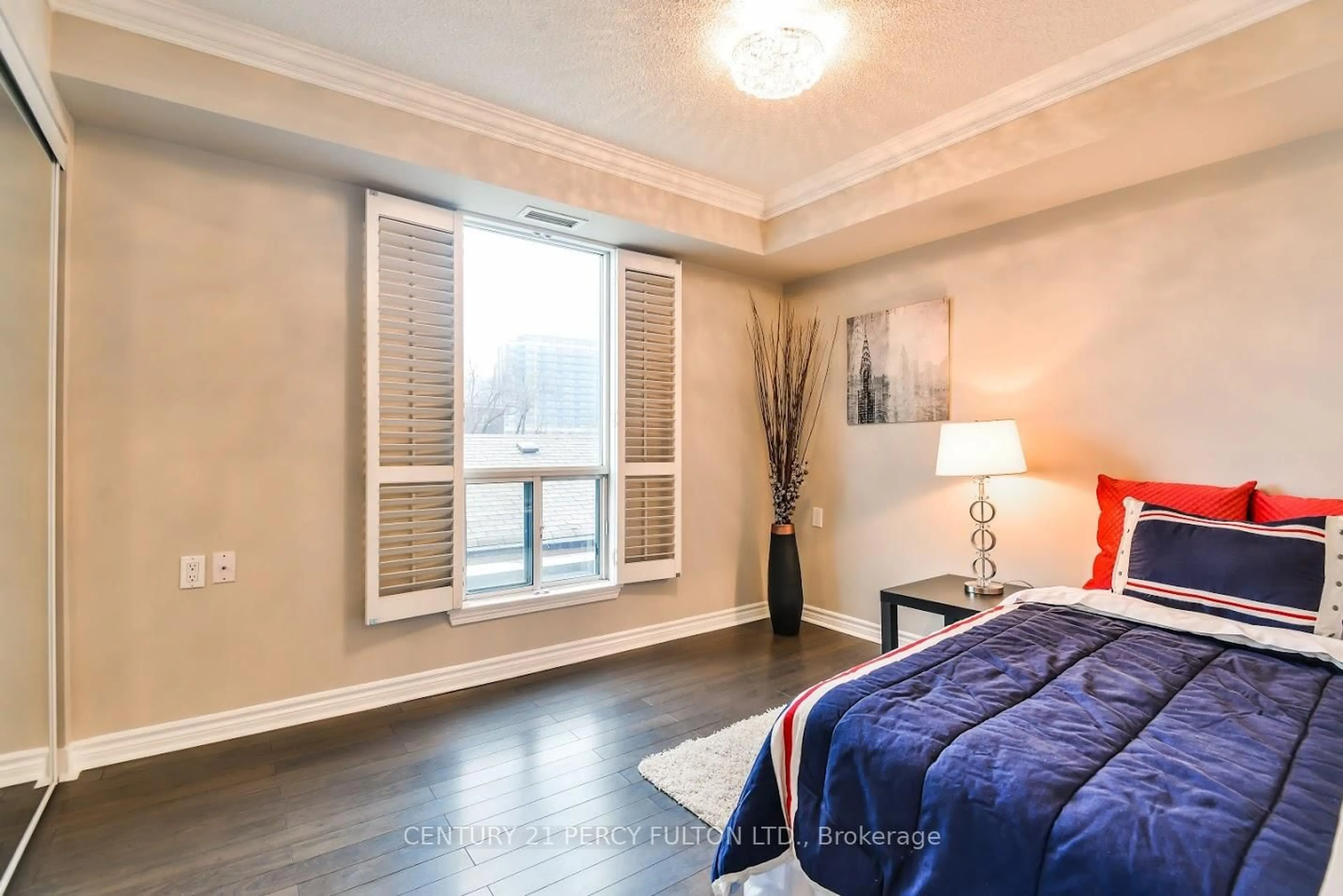 Bedroom with bed, unknown for 1030 SHEPPARD Ave #212, Toronto Ontario M3H 2T6