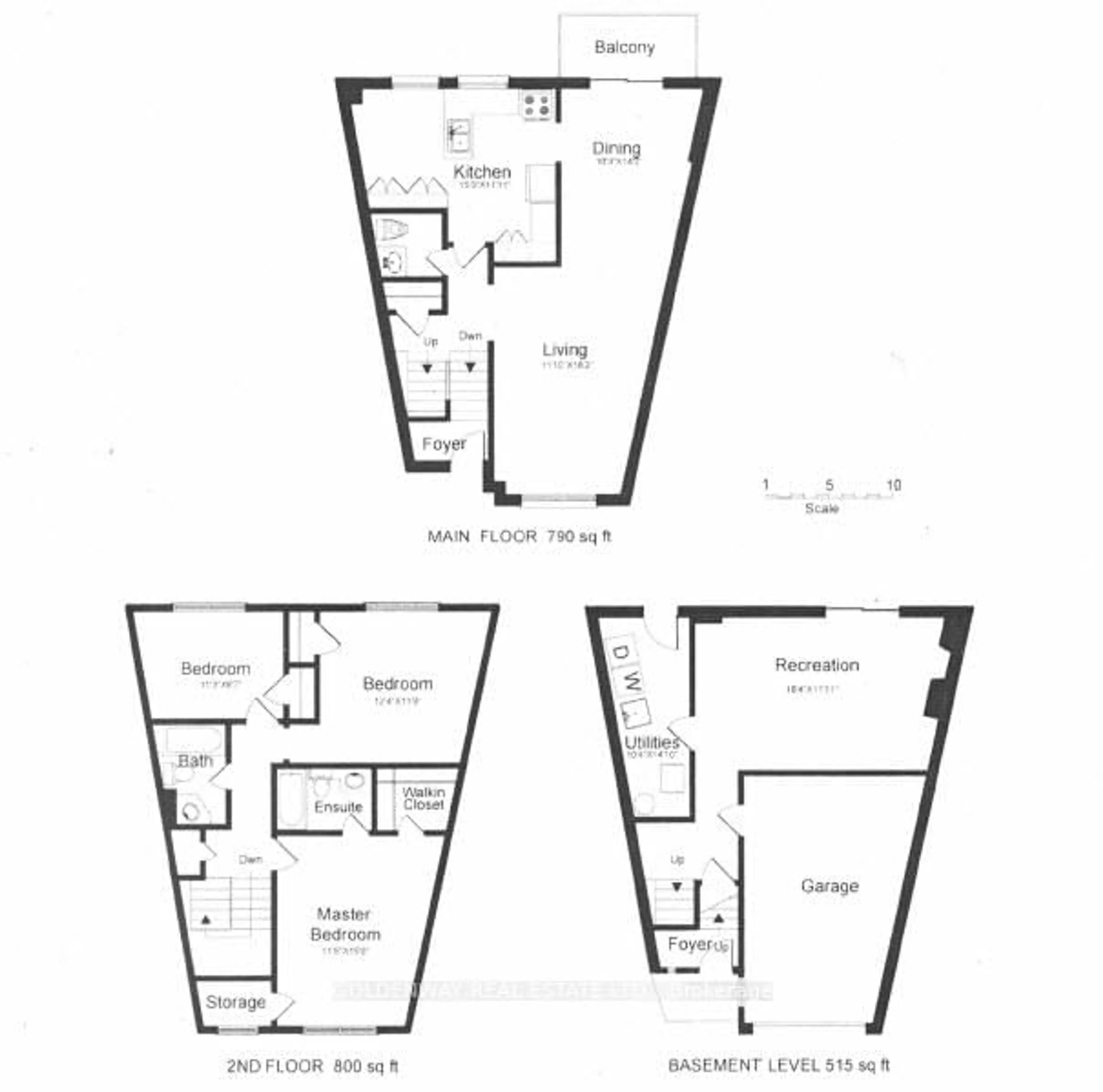 Floor plan for 65 Wagon Trailway, Toronto Ontario M2J 4V4