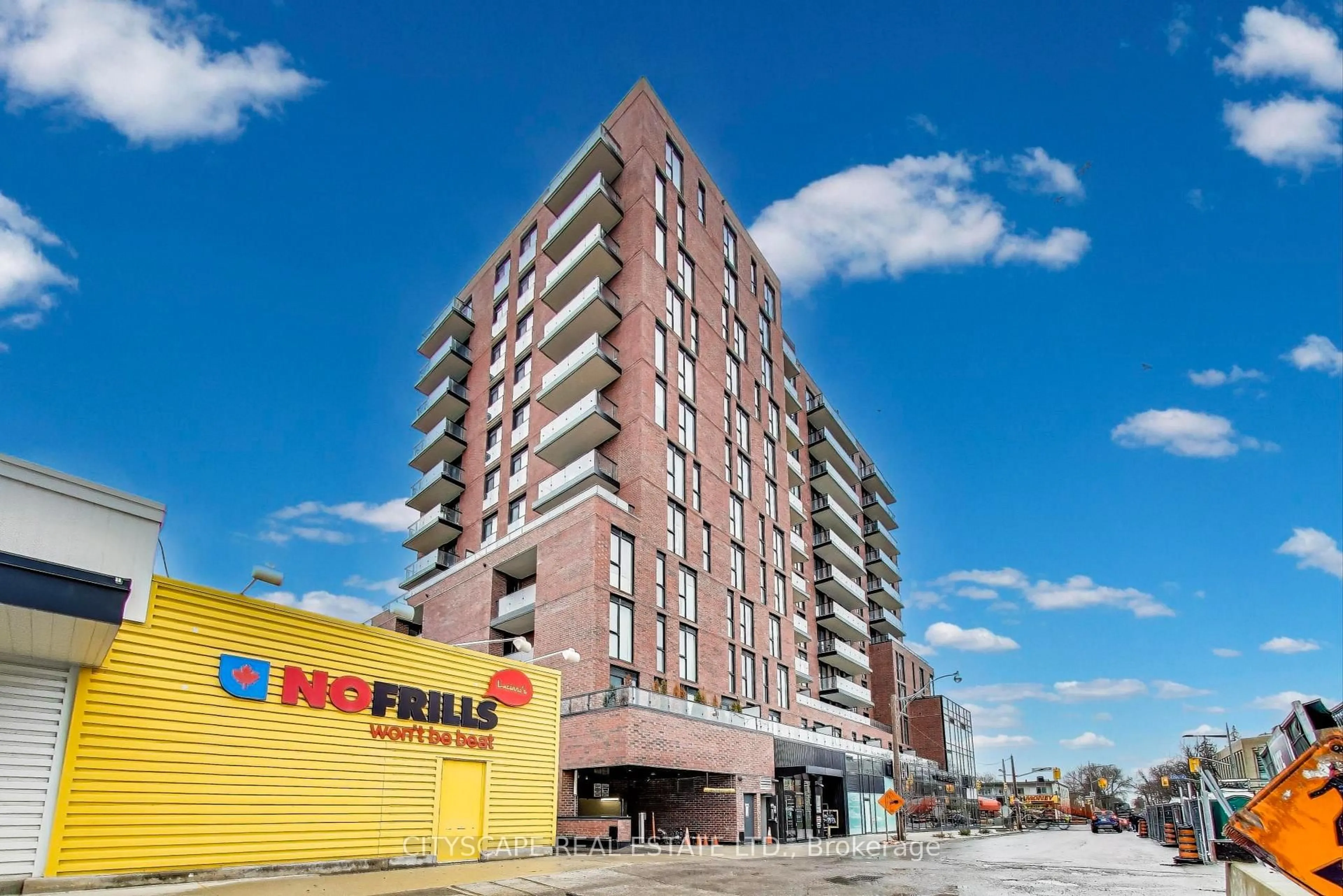 Patio, building for 185 Alberta Ave #1210, Toronto Ontario M6C 0A5