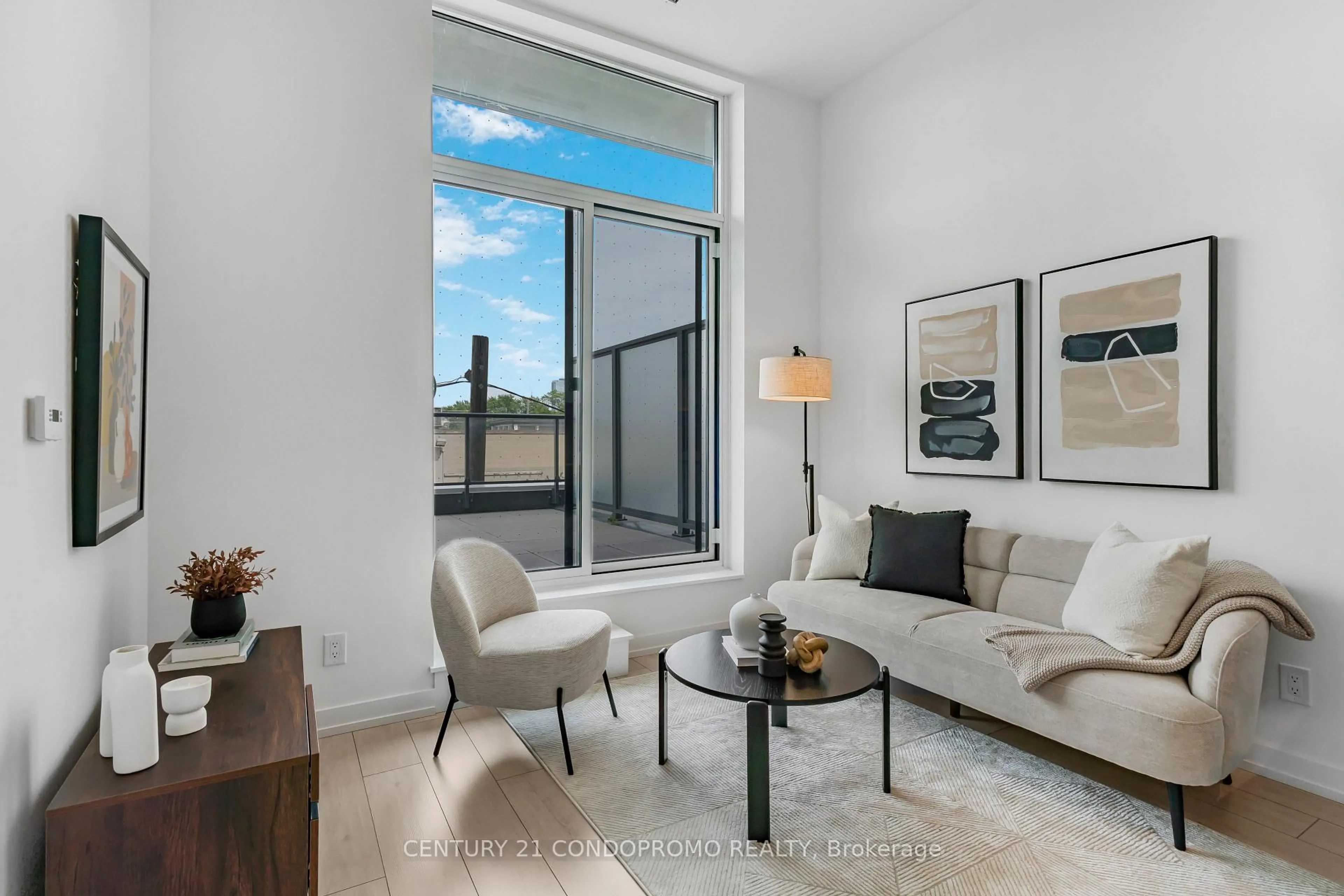 Living room with furniture, unknown for 500 Dupont St #205, Toronto Ontario M6G 1Y7