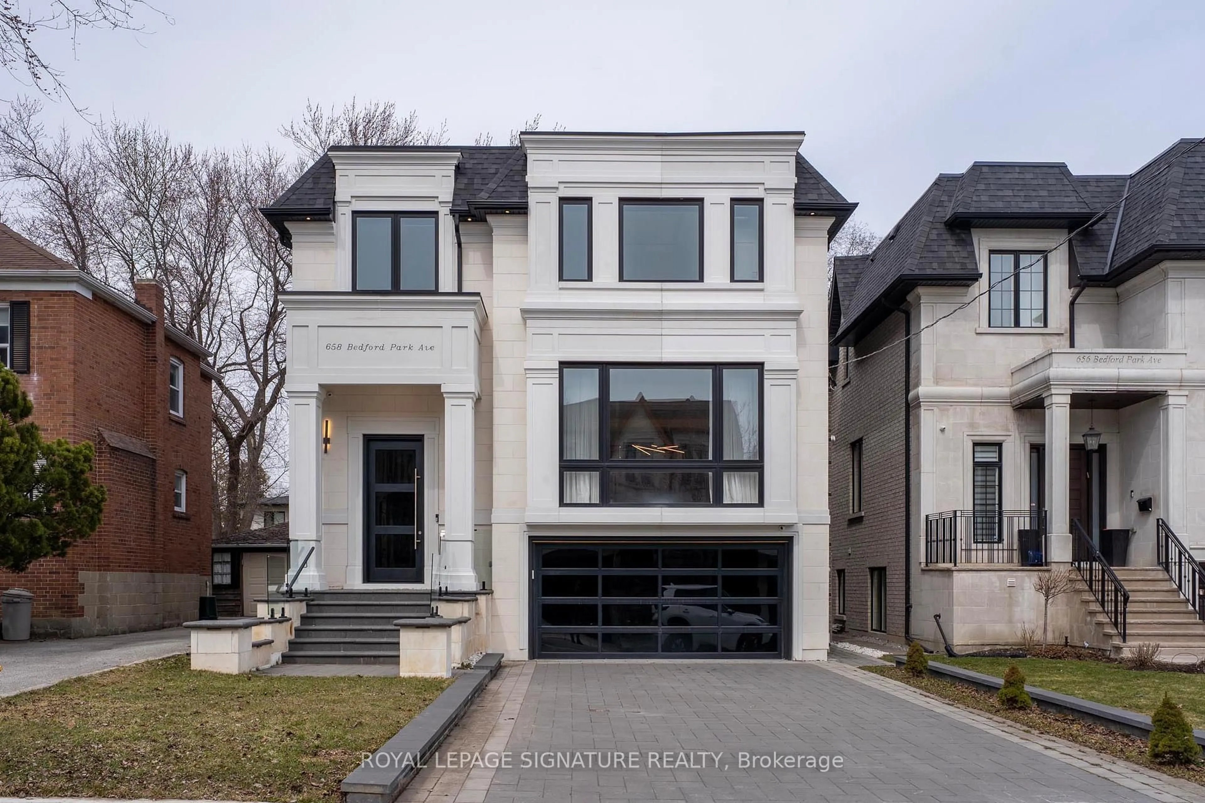 Home with brick exterior material, street for 658 Bedford Pk Ave, Toronto Ontario M5M 1K3