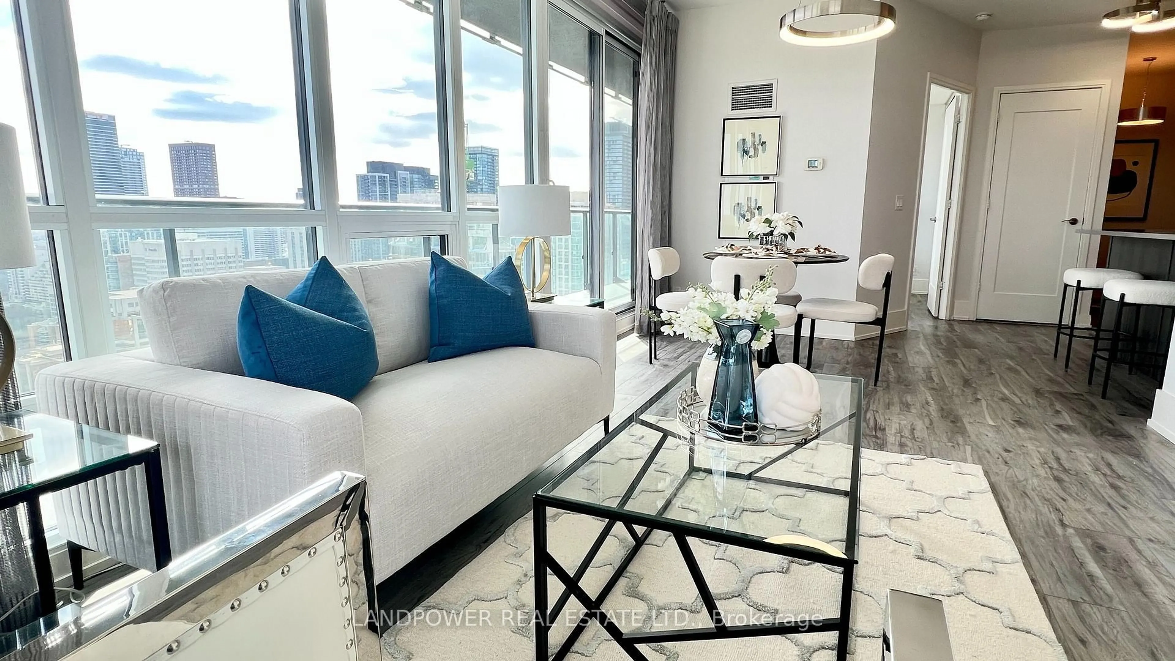 Living room with furniture, unknown for 825 Church St #3605, Toronto Ontario M4W 3Z4