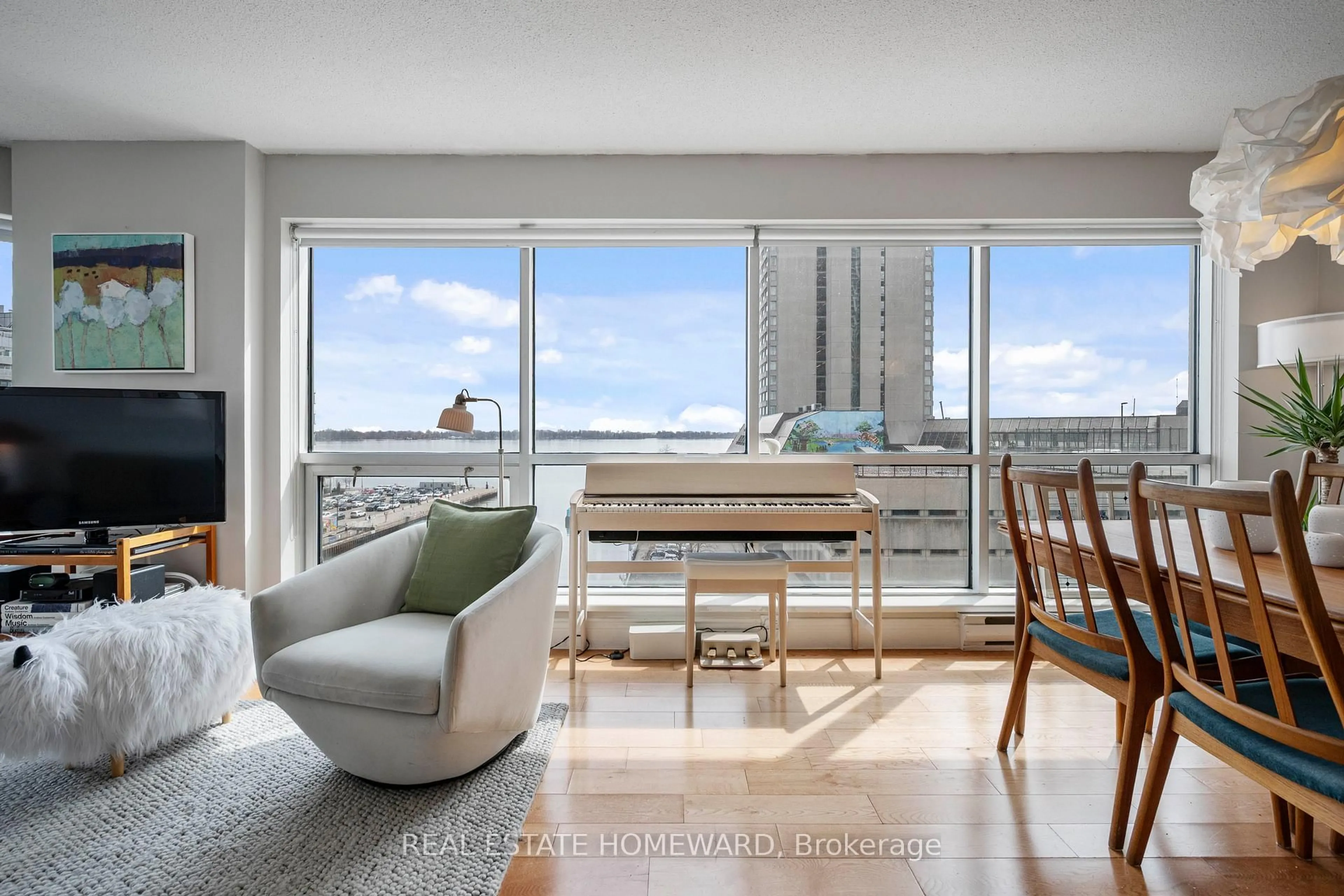 Living room with furniture, unknown for 10 Queens Quay #704, Toronto Ontario M5J 2R9