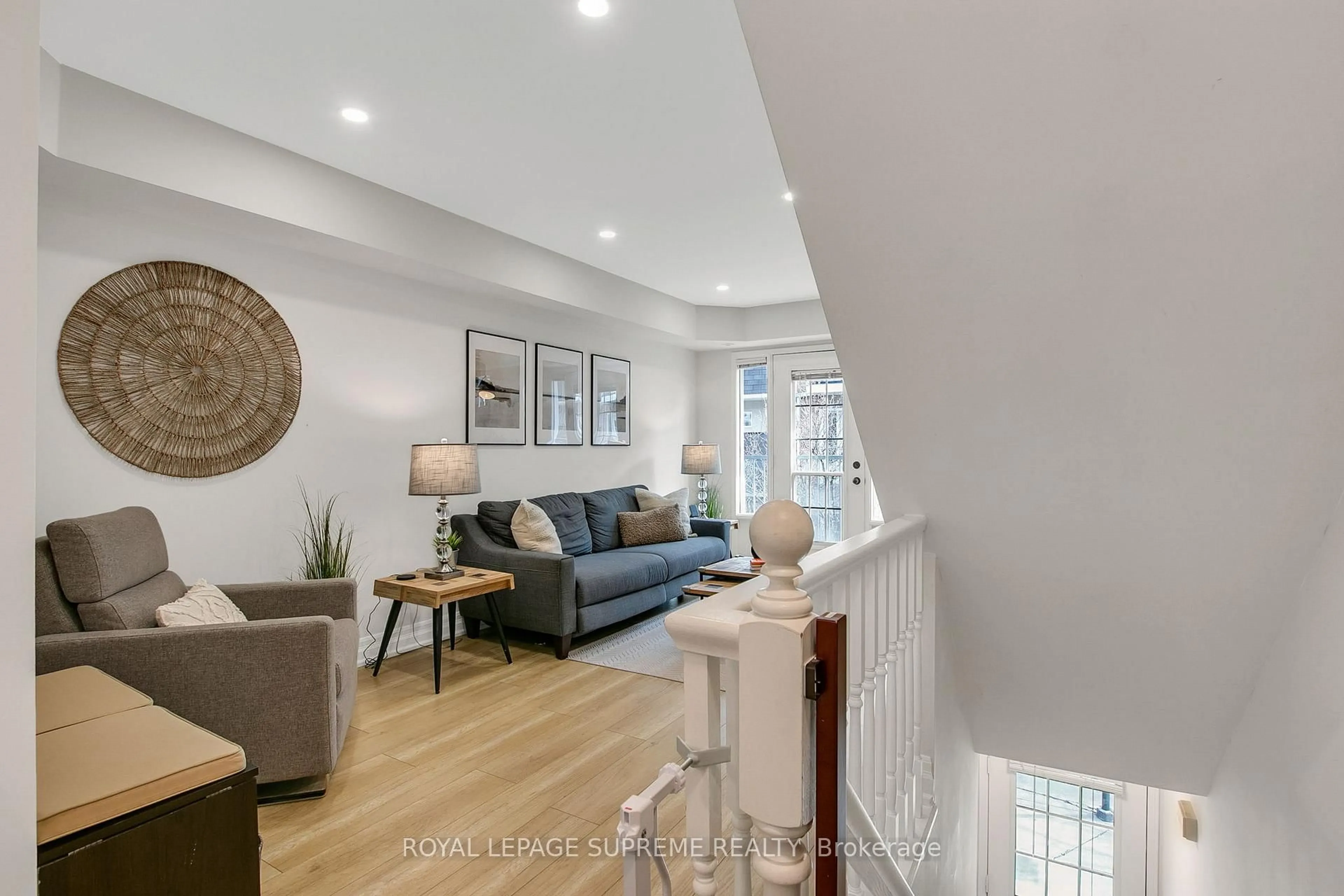 Living room with furniture, unknown for 50 Merchant Lane #204, Toronto Ontario M6P 4J6