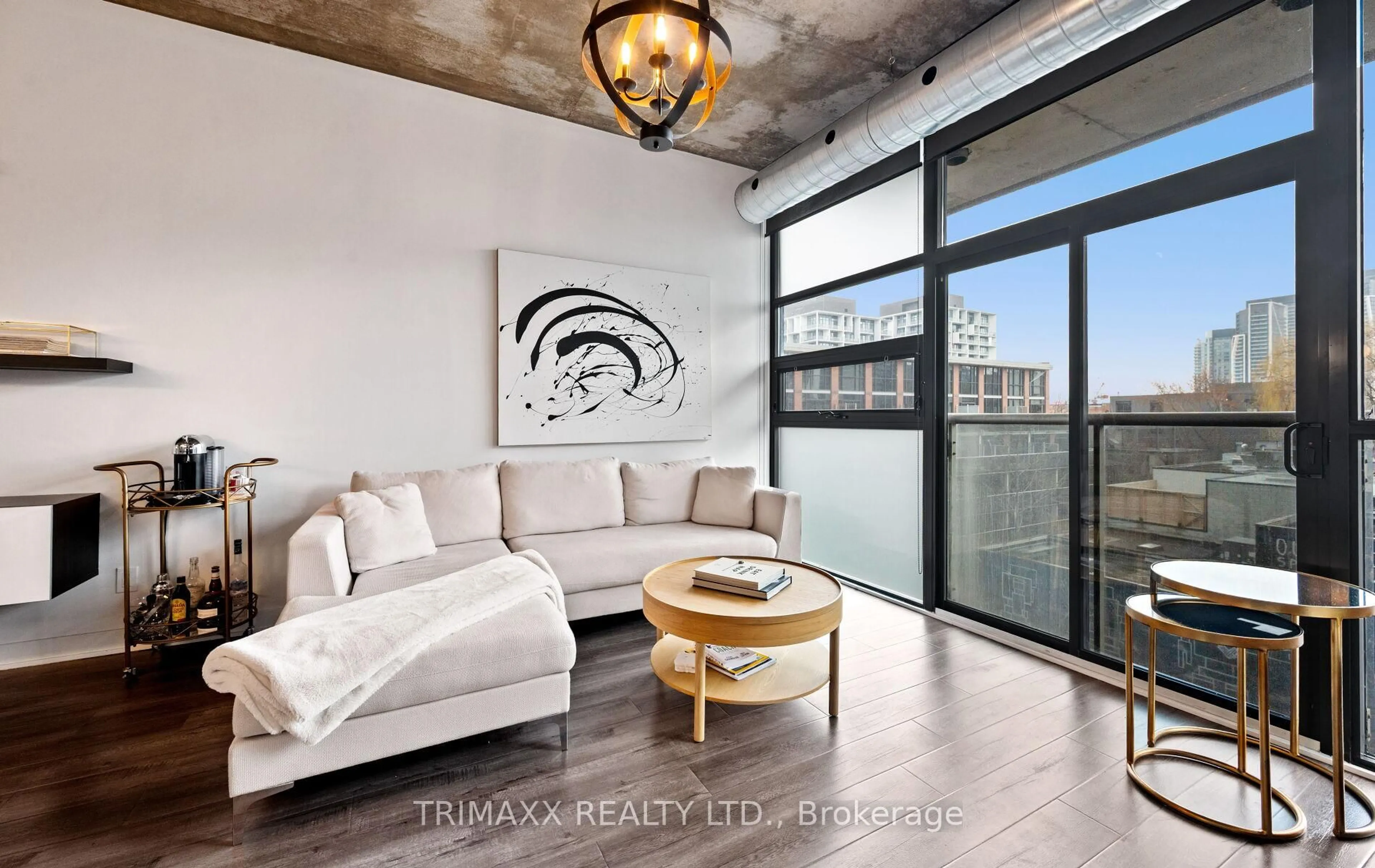 Living room with furniture, unknown for 60 Bathurst St #403, Toronto Ontario M5V 2P4