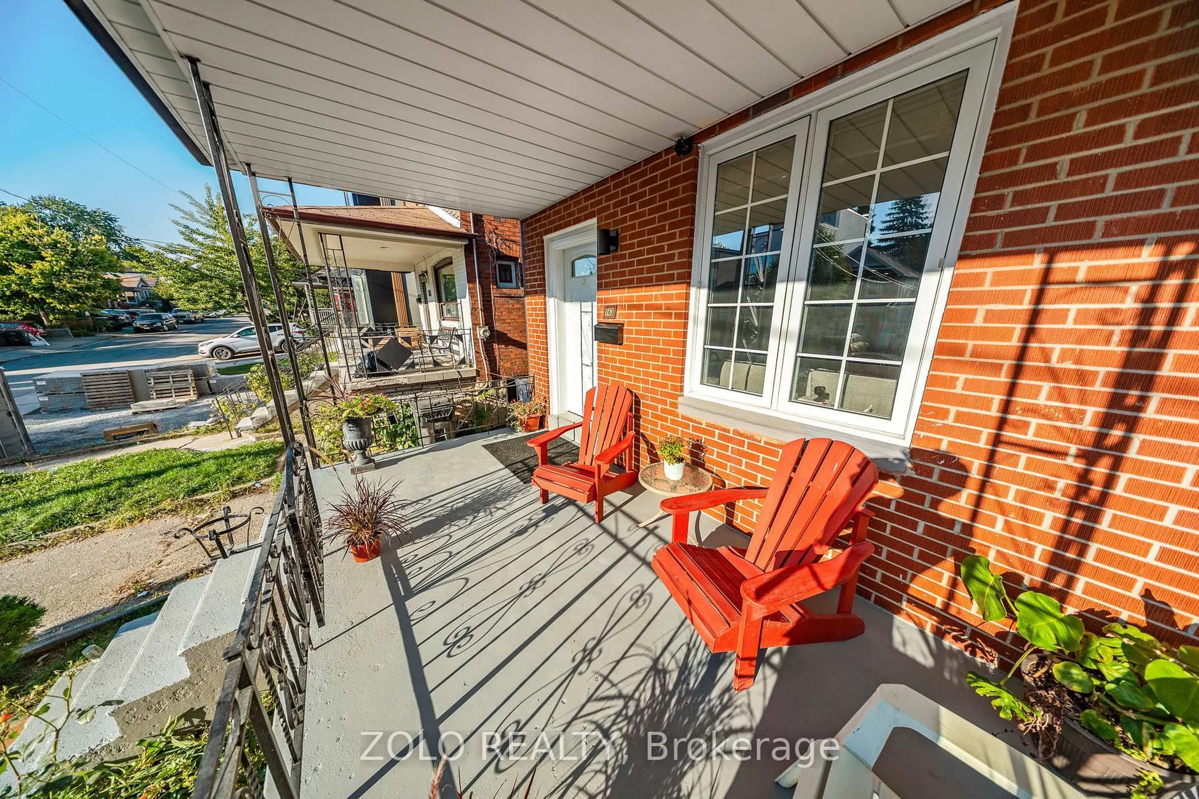 Patio, street for 163 Cedric Ave, Toronto Ontario M6C 3X7