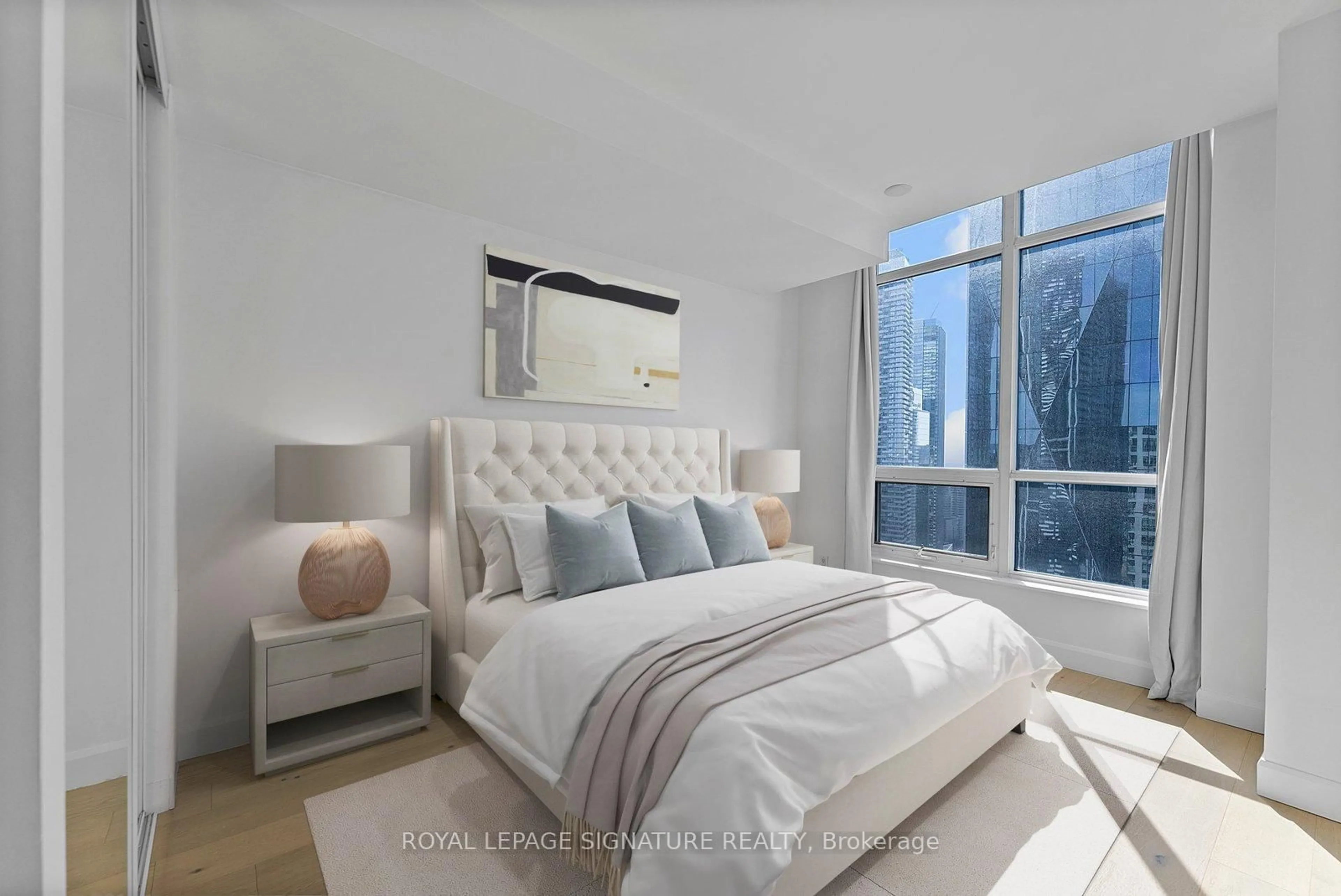 Bedroom with bed, unknown for 18 YONGE St #PH11, Toronto Ontario M5E 1R4