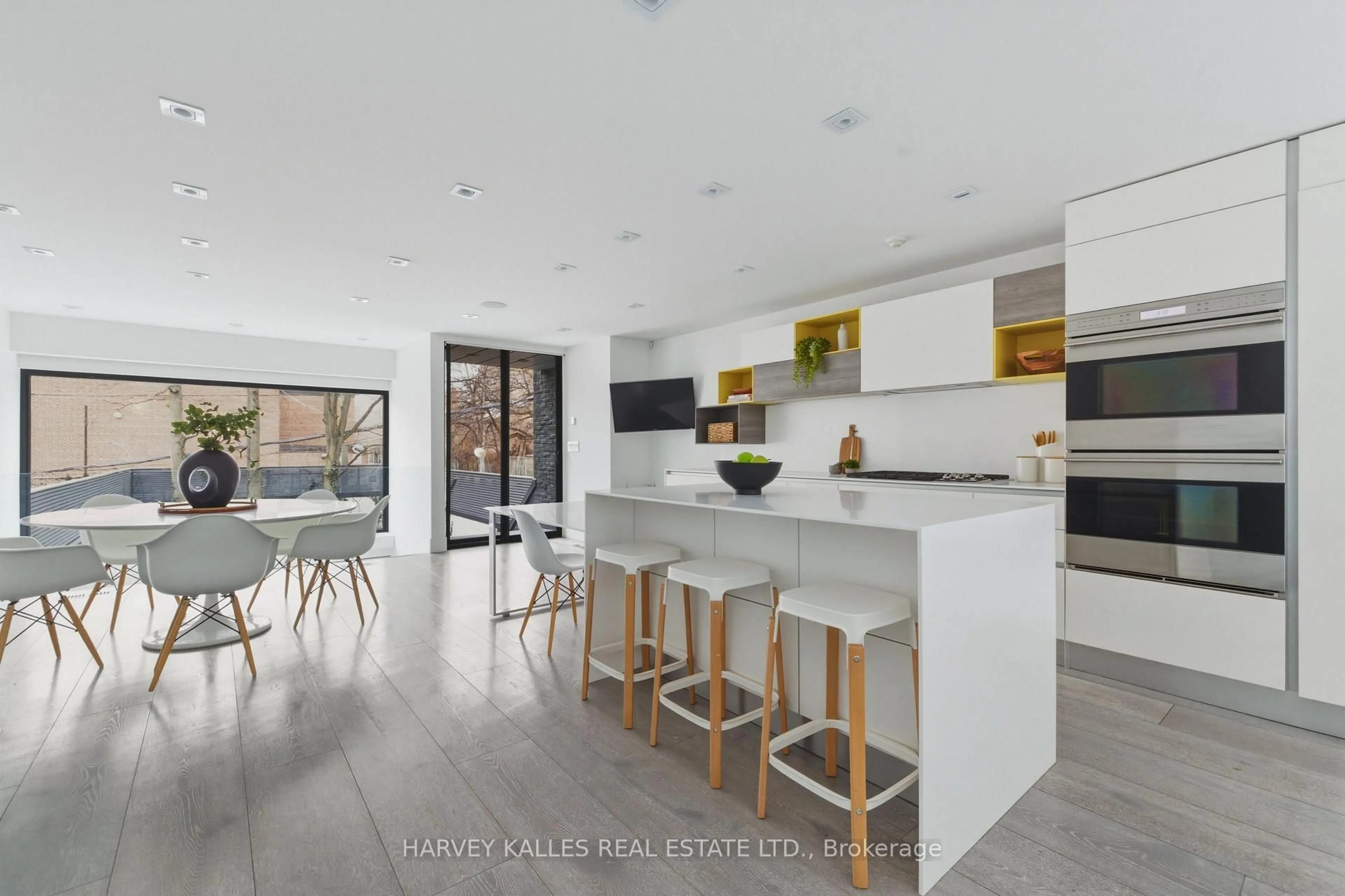 Contemporary kitchen, ceramic/tile floor for 41 Berryman St, Toronto Ontario M5R 1M7