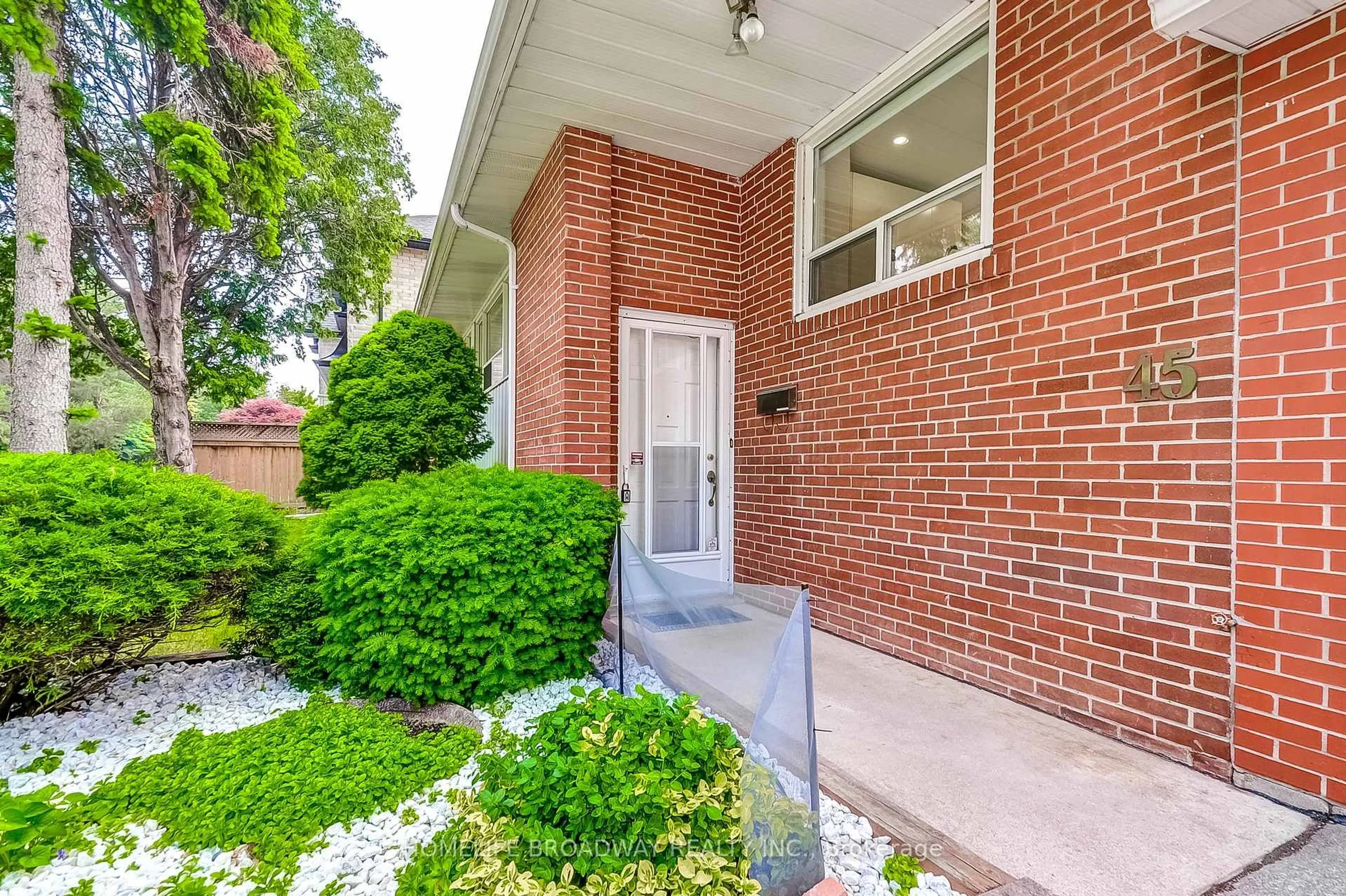 Home with brick exterior material, street for 45 Hurlingham Cres, Toronto Ontario M3B 2P9