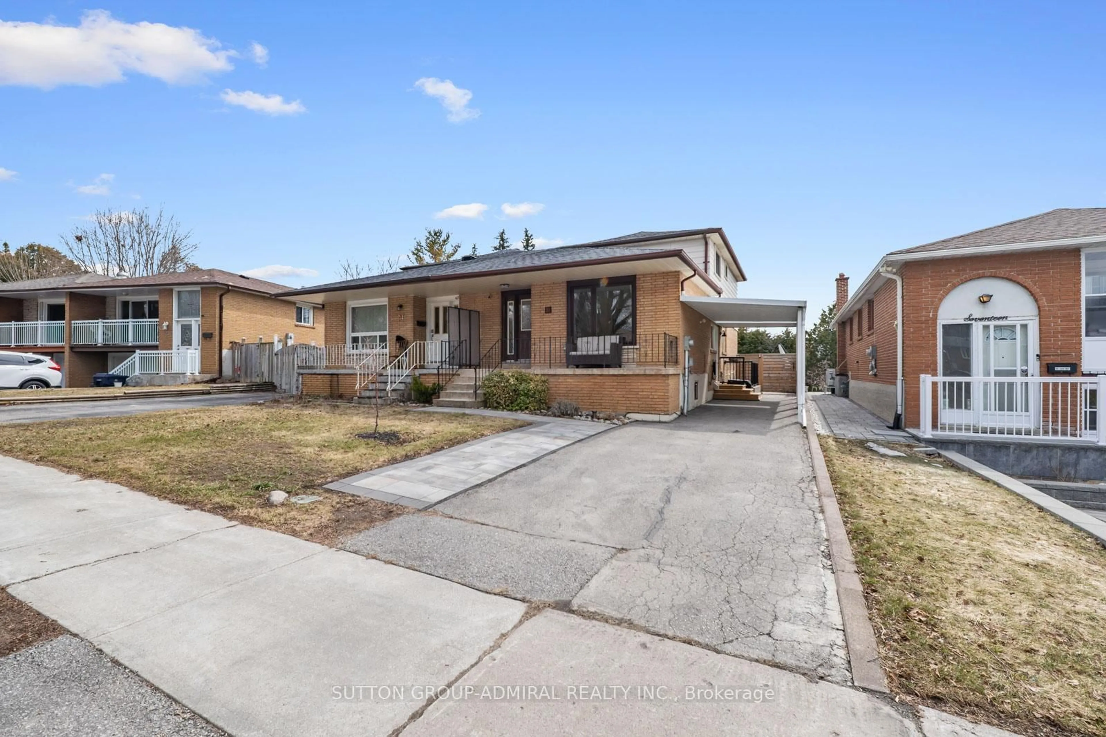 Home with brick exterior material, street for 19 Mentor Blvd, Toronto Ontario M2H 2M9