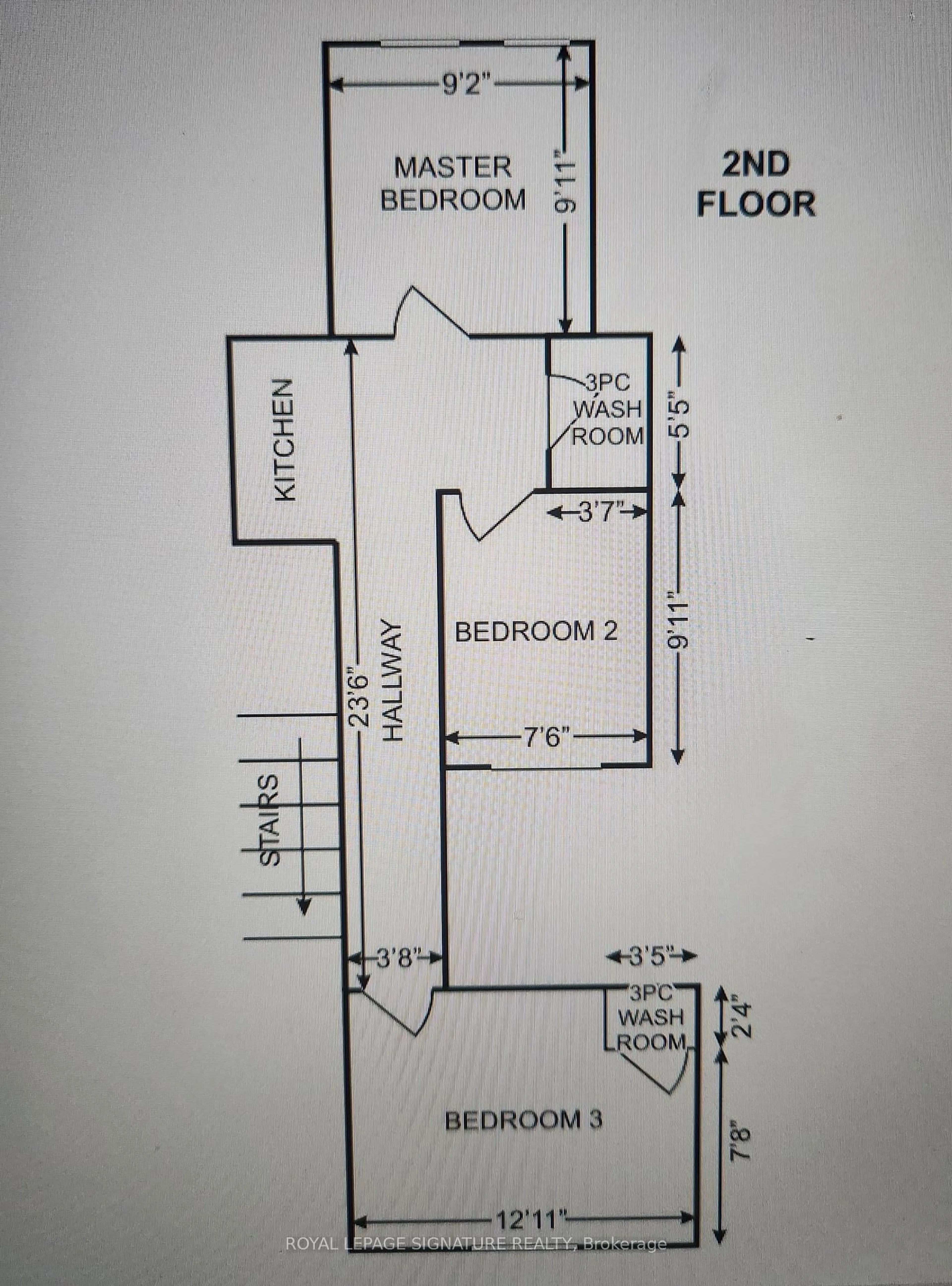 Floor plan for 2 Glen Baillie Pl, Toronto Ontario M5T 1J5