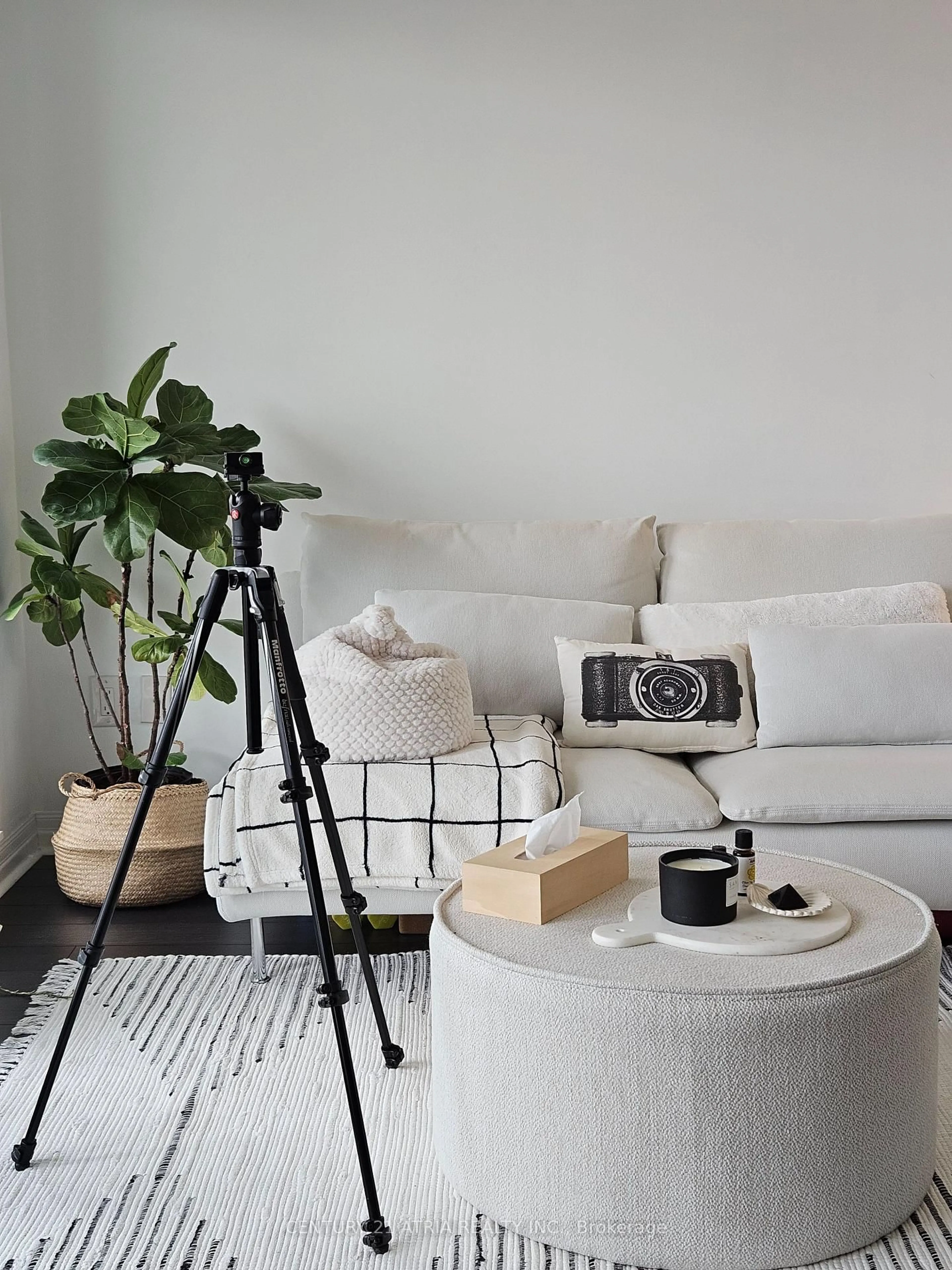 Living room with furniture, carpet floor for 2015 Sheppard Ave #317, Toronto Ontario M2J 0B3