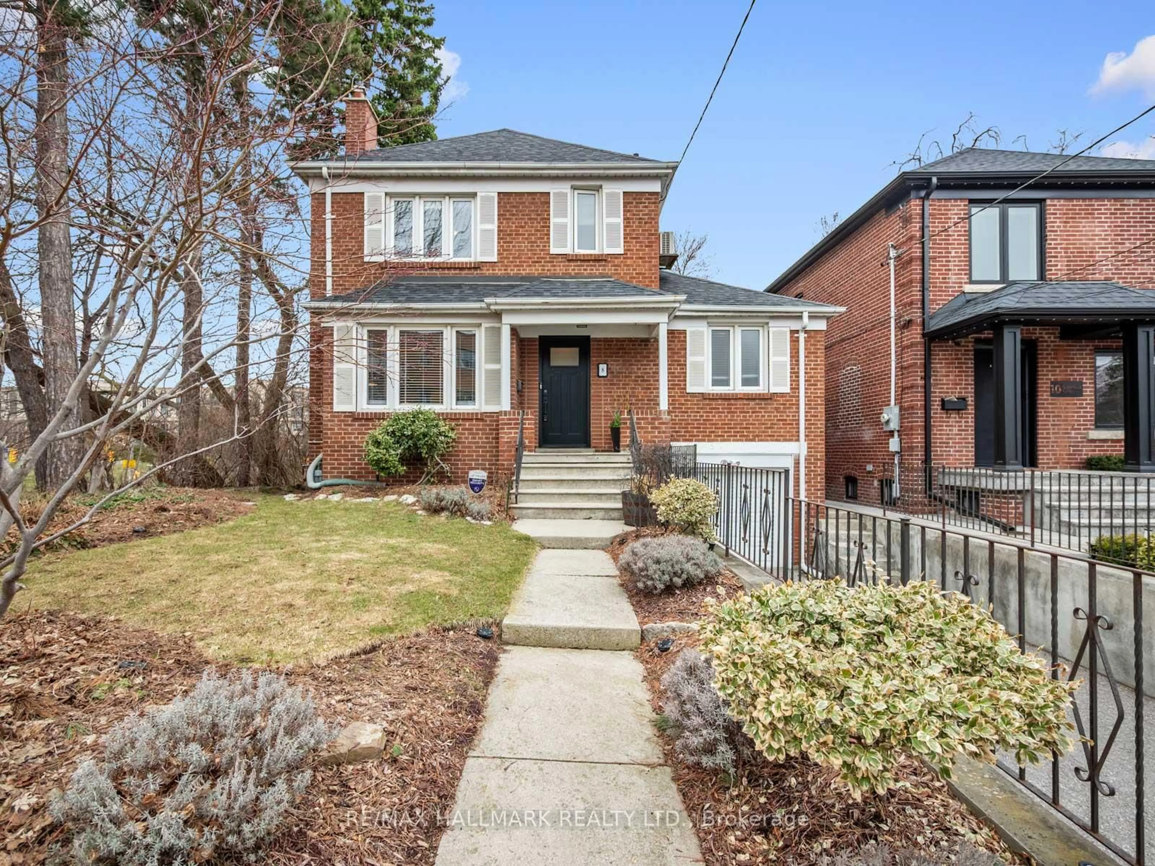Home with brick exterior material, street for 8 Glenvale Blvd, Toronto Ontario M4G 2V1