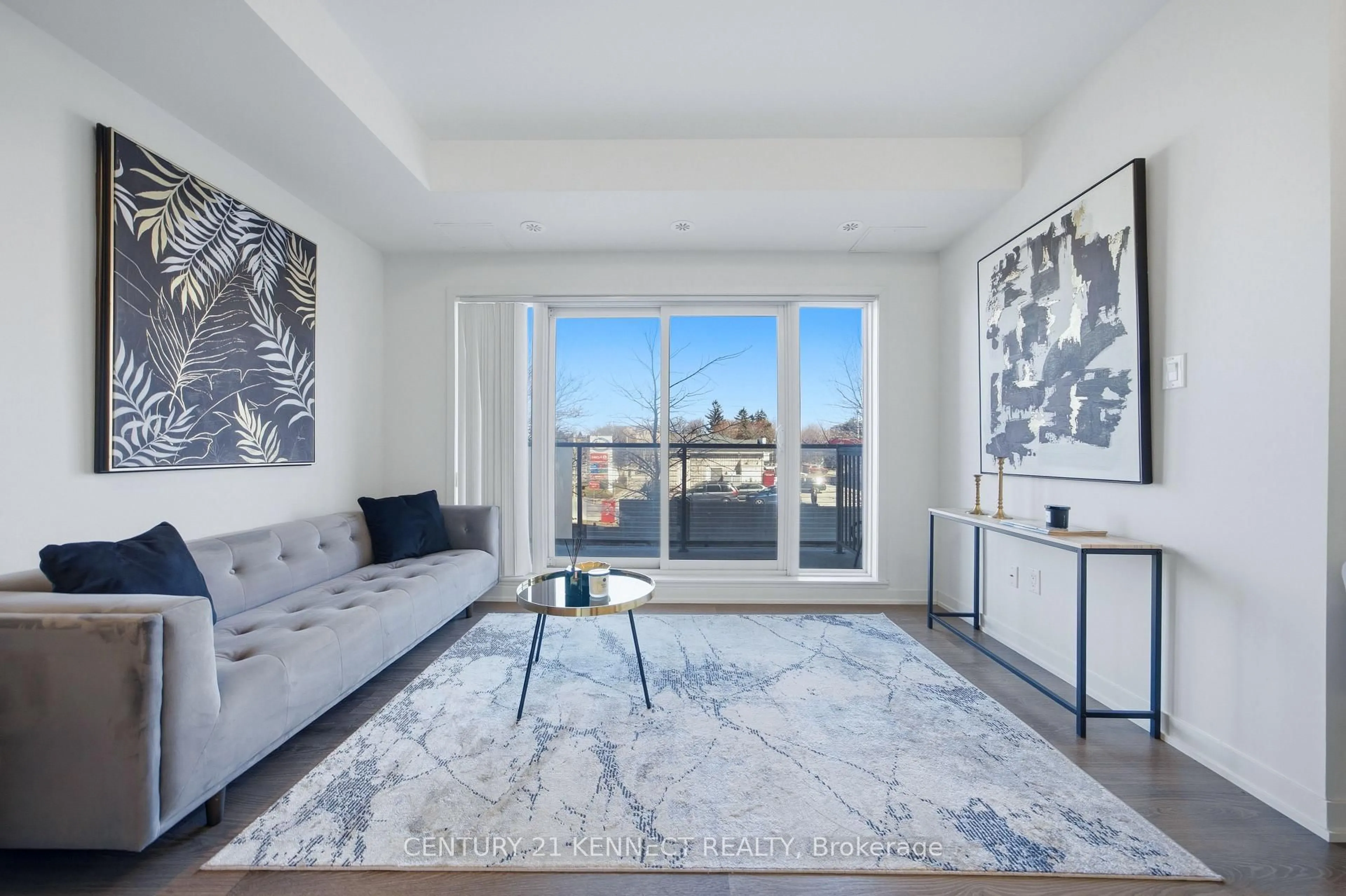 Living room with furniture, unknown for 20 Orchid Pl Dr #211, Toronto Ontario M1B 0E1