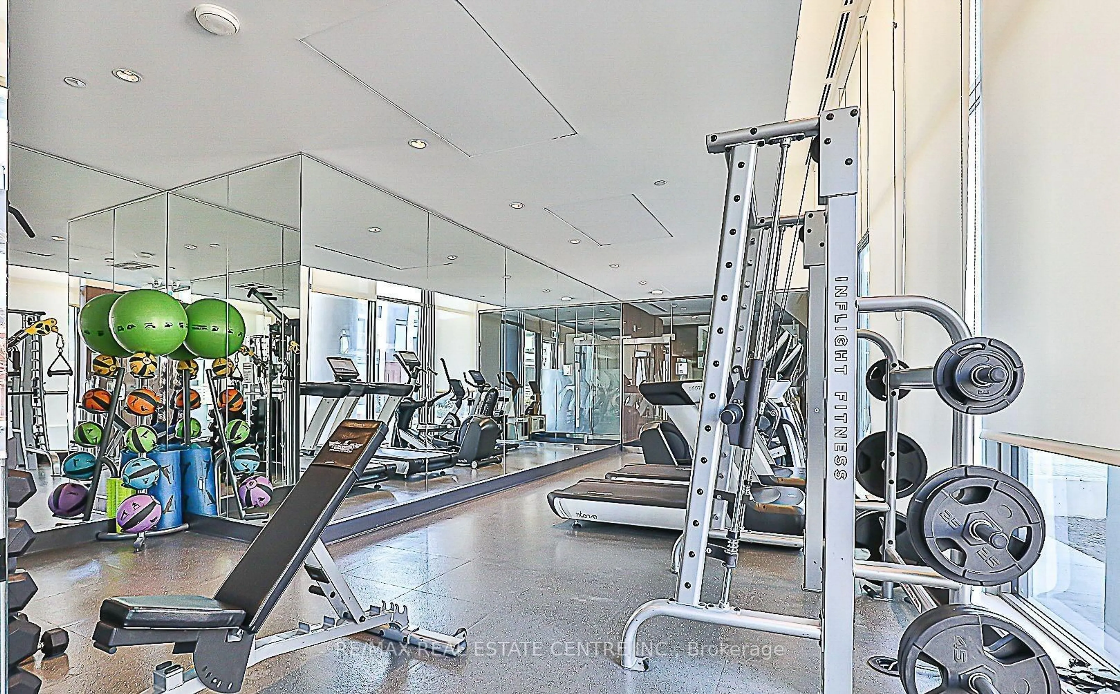 Gym or fitness room for 25 Mcmahon Dr #310, Toronto Ontario M2K 0J1