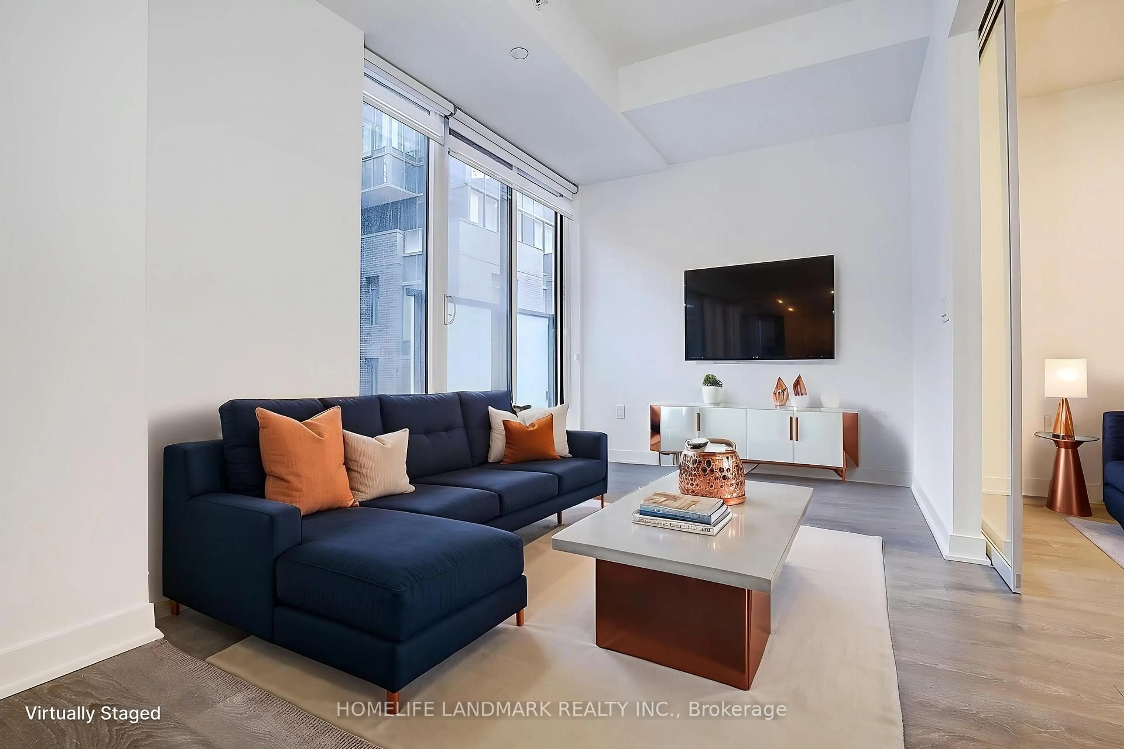 Living room with furniture, unknown for 115 Blue Jays Way #702, Toronto Ontario M5V 0N4