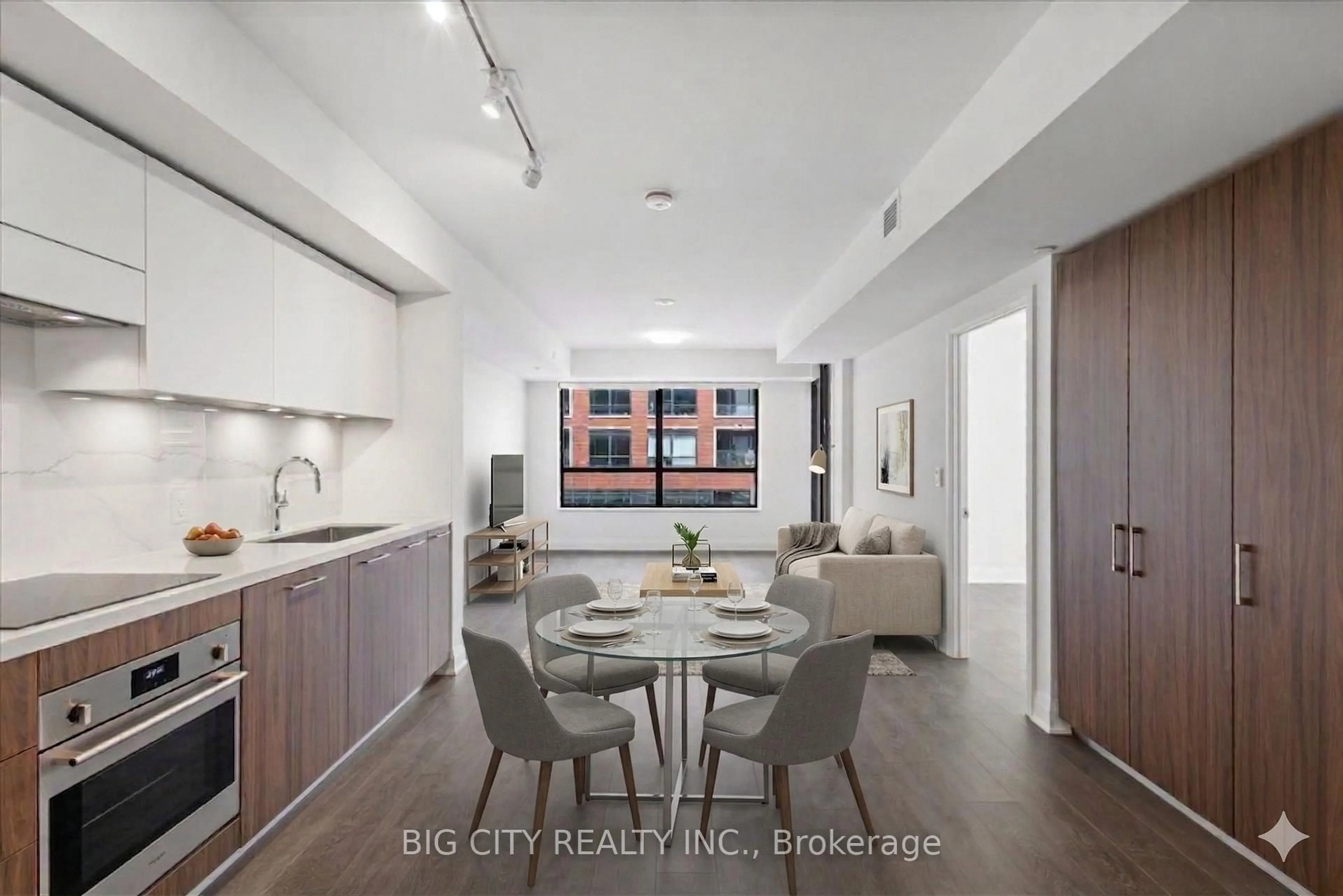 Open concept kitchen, unknown for 33 Frederick Todd Way #305, Toronto Ontario M4G 0C9