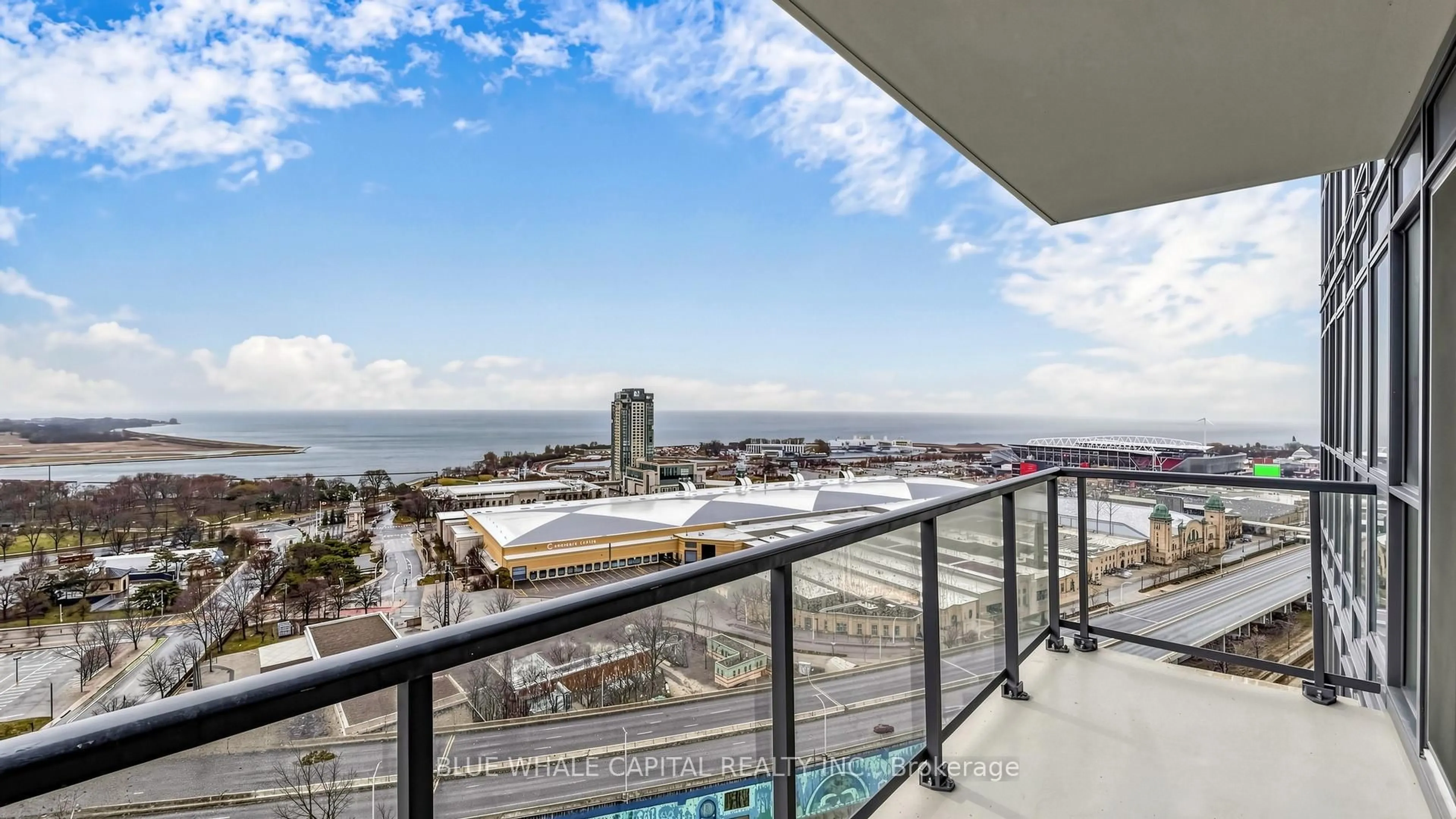 Balcony in the apartment, water/lake/river/ocean view for 49 East Liberty St #2503, Toronto Ontario M6K 0B2