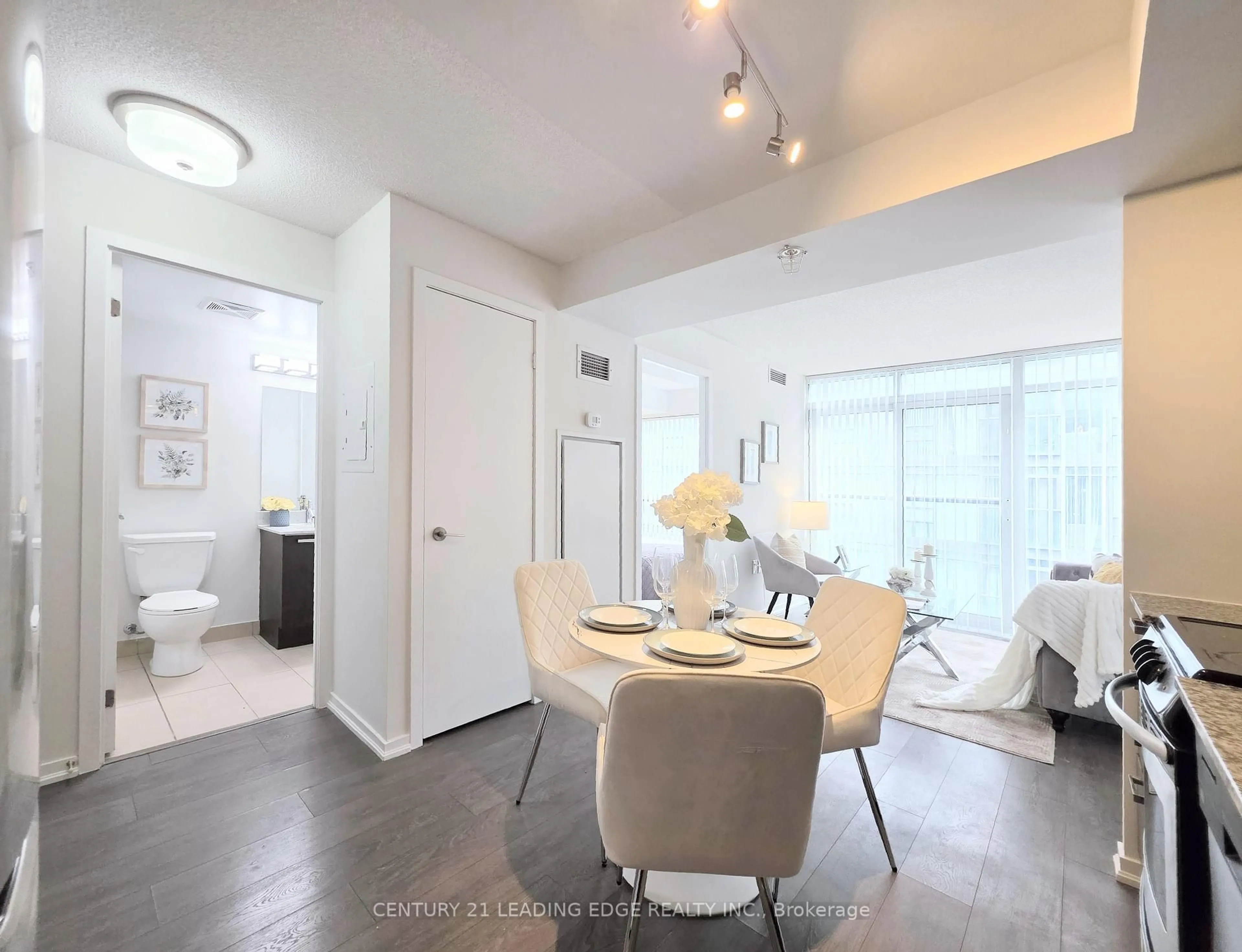 Dining room, ceramic/tile floor for 36 Lisgar St #1907E, Toronto Ontario M6J 0C7