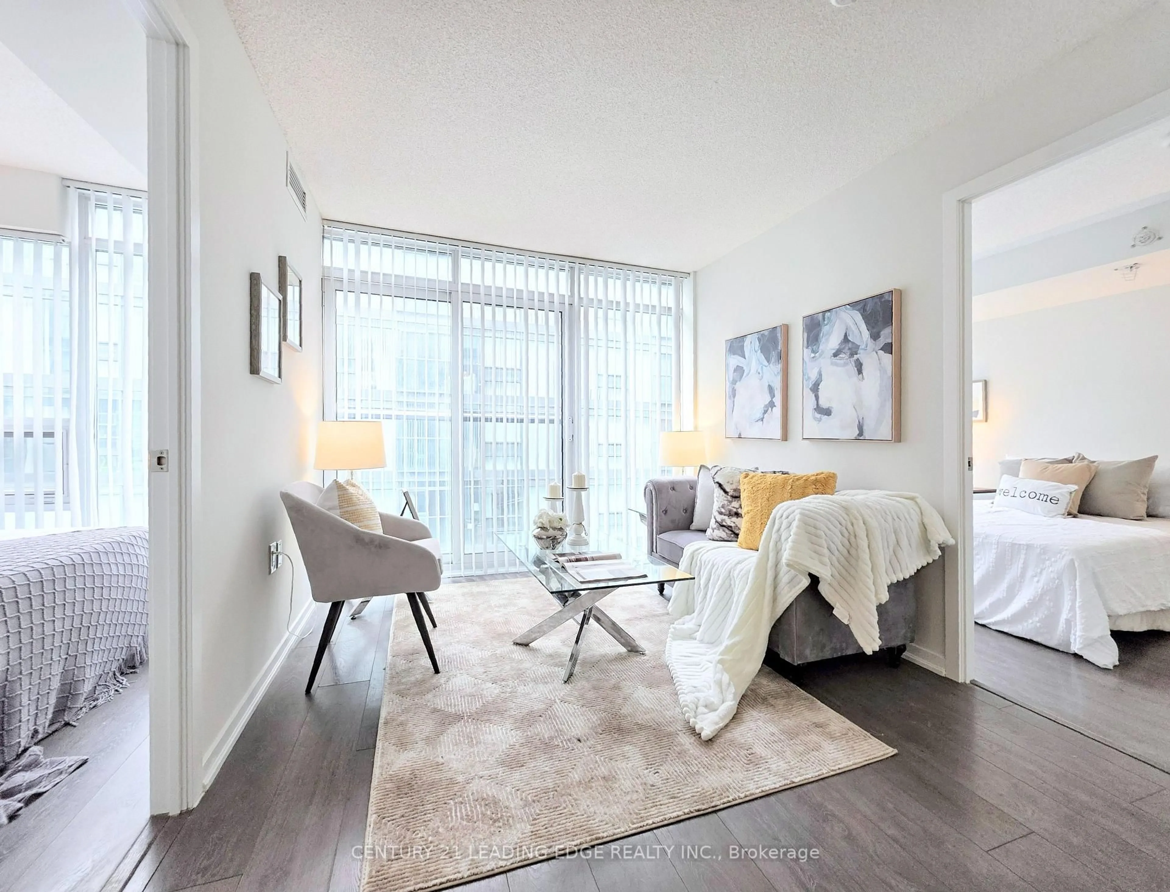 Living room with furniture, unknown for 36 Lisgar St #1907E, Toronto Ontario M6J 0C7