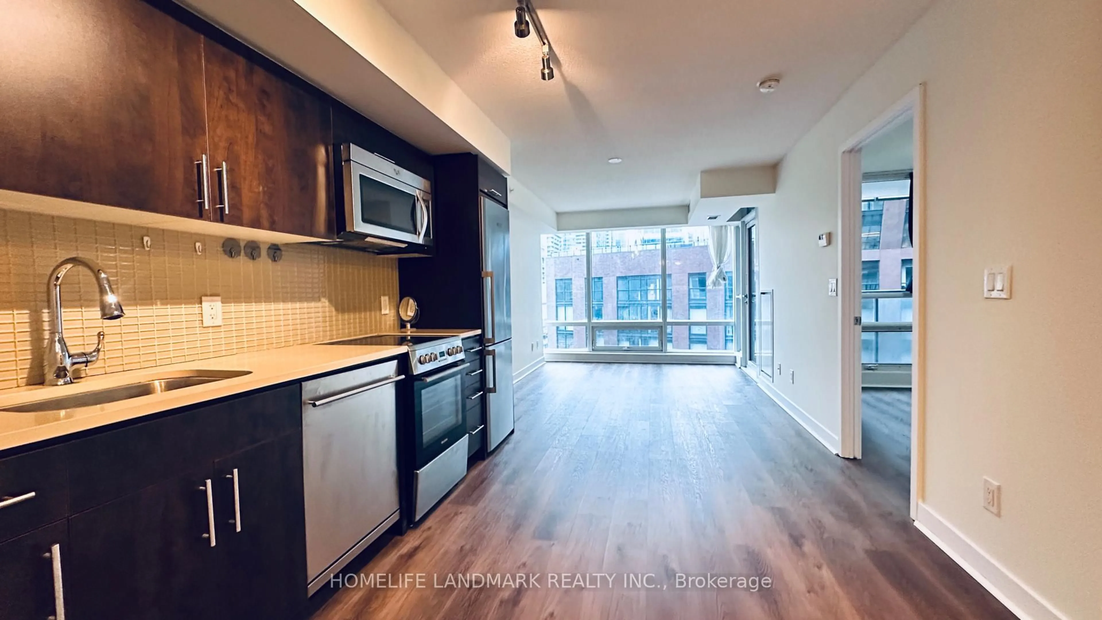 Open concept kitchen, unknown for 295 Adelaide St #605, Toronto Ontario M5V 0L4