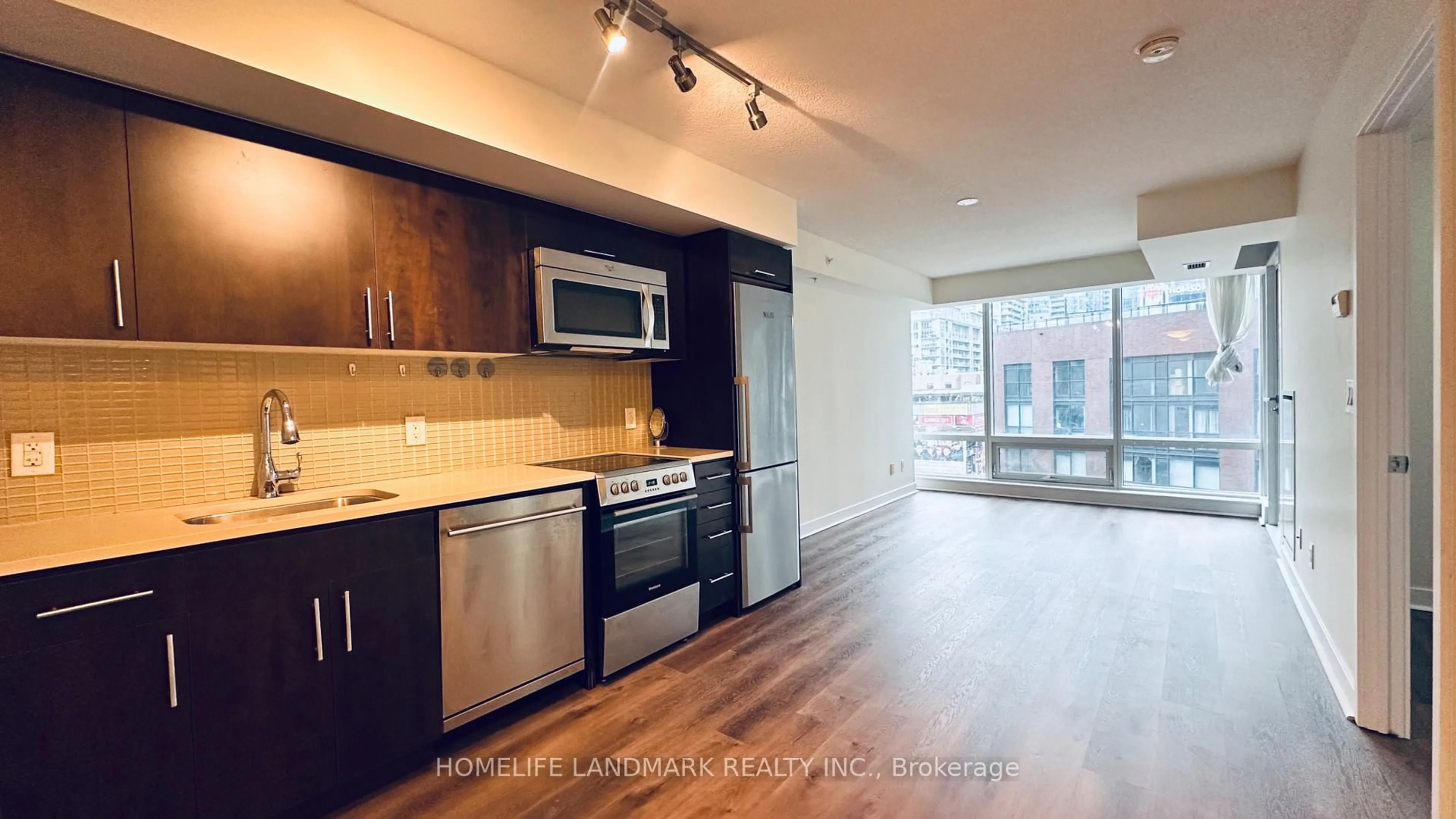 Open concept kitchen, unknown for 295 Adelaide St #605, Toronto Ontario M5V 0L4