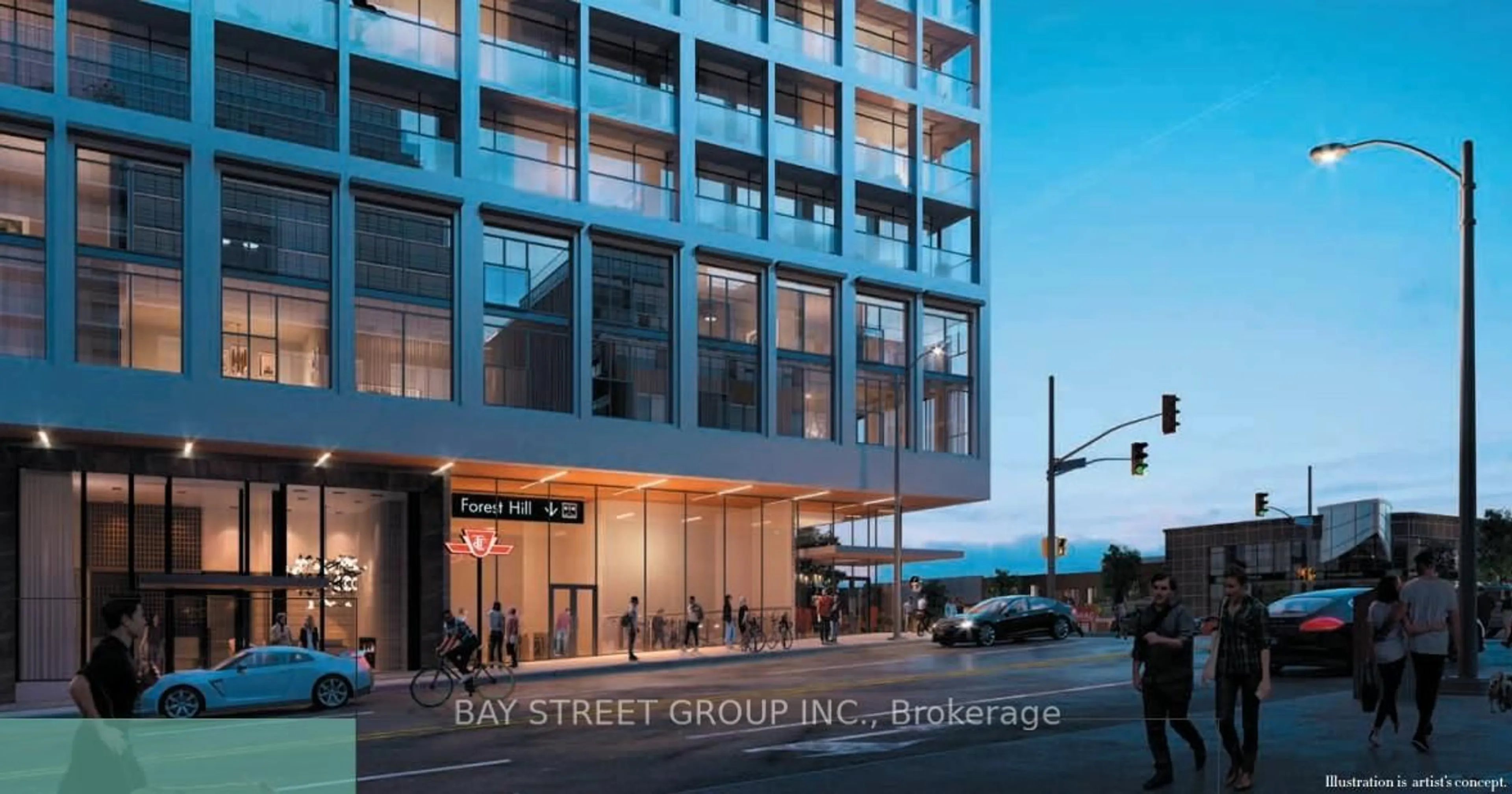 Indoor foyer for 2020 Bathurst St #821, Toronto Ontario M5P 0A6