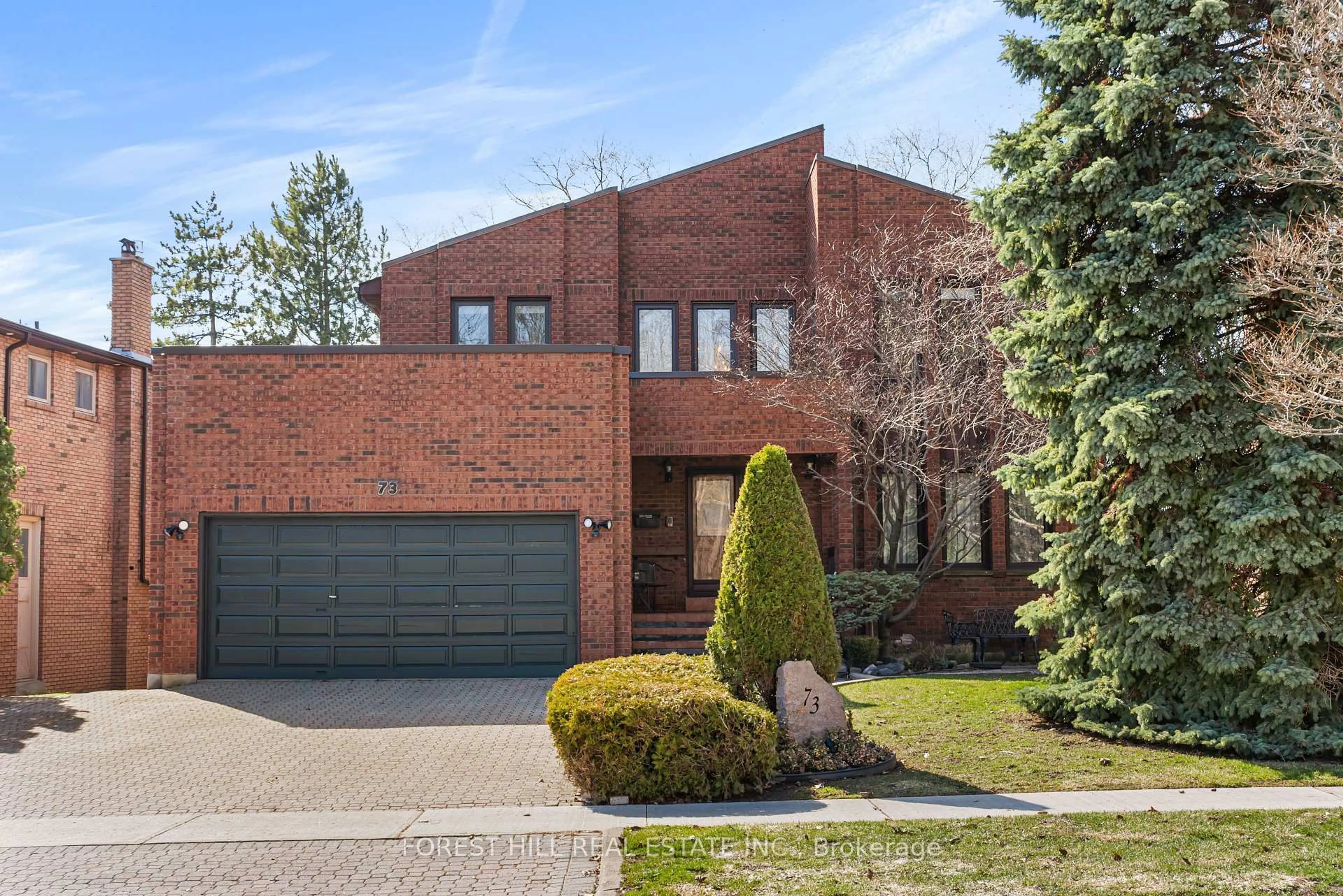 Home with brick exterior material, street for 73 Garnier Crt, Toronto Ontario M2M 4C8