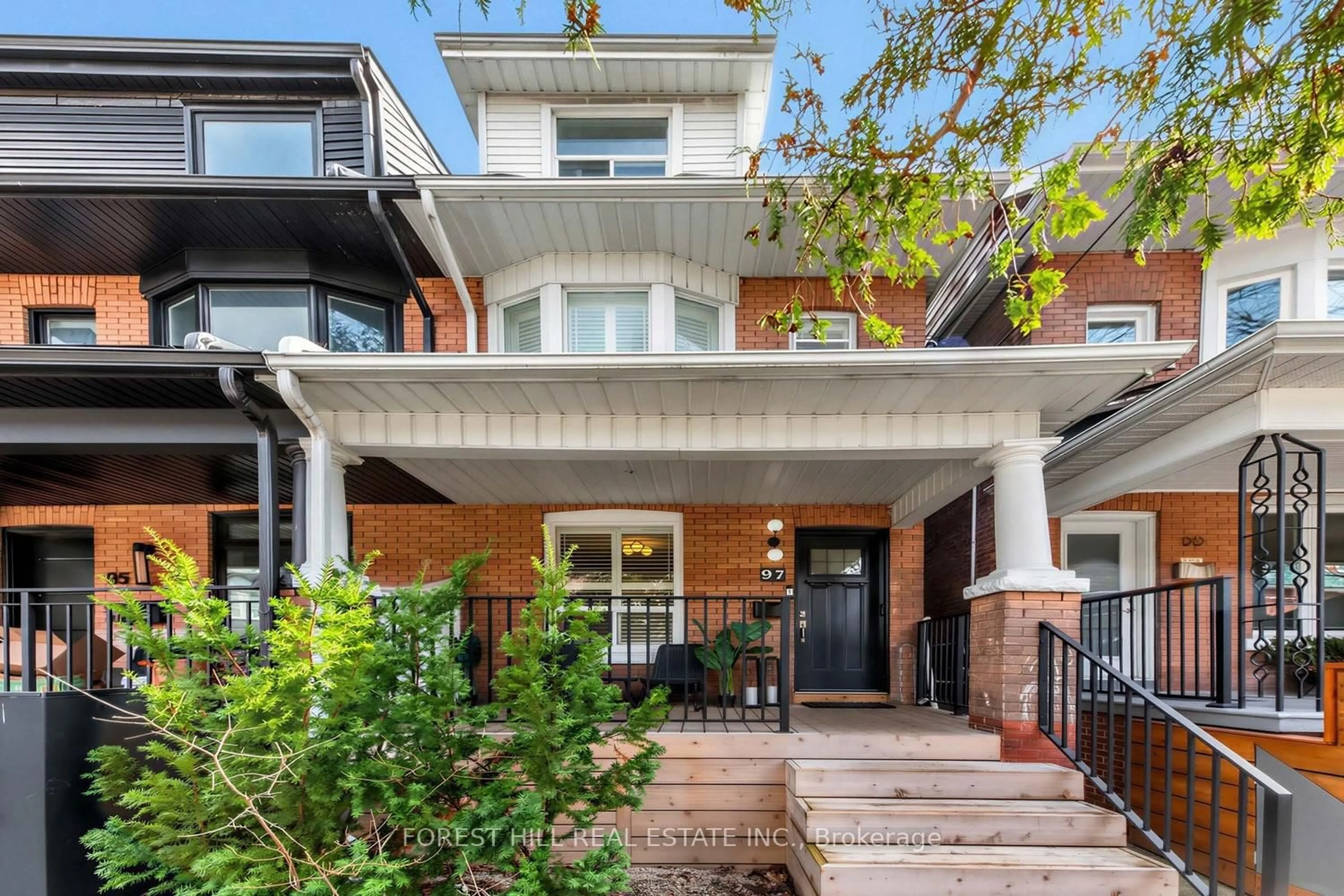 Home with brick exterior material, street for 97 Olive Ave, Toronto Ontario M6G 1V2