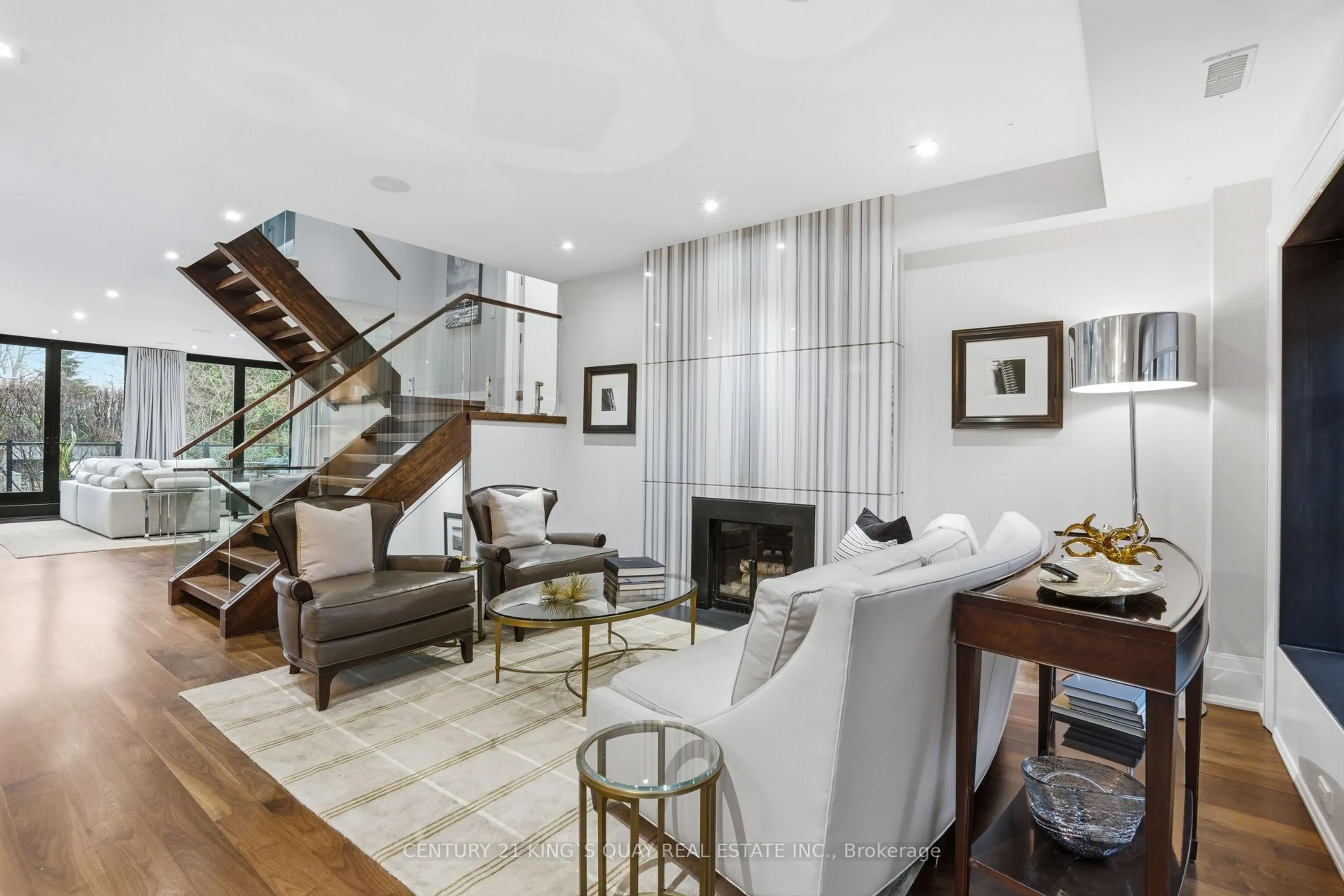 Living room with furniture, unknown for 33 Nesbitt Dr, Toronto Ontario M4W 2G2