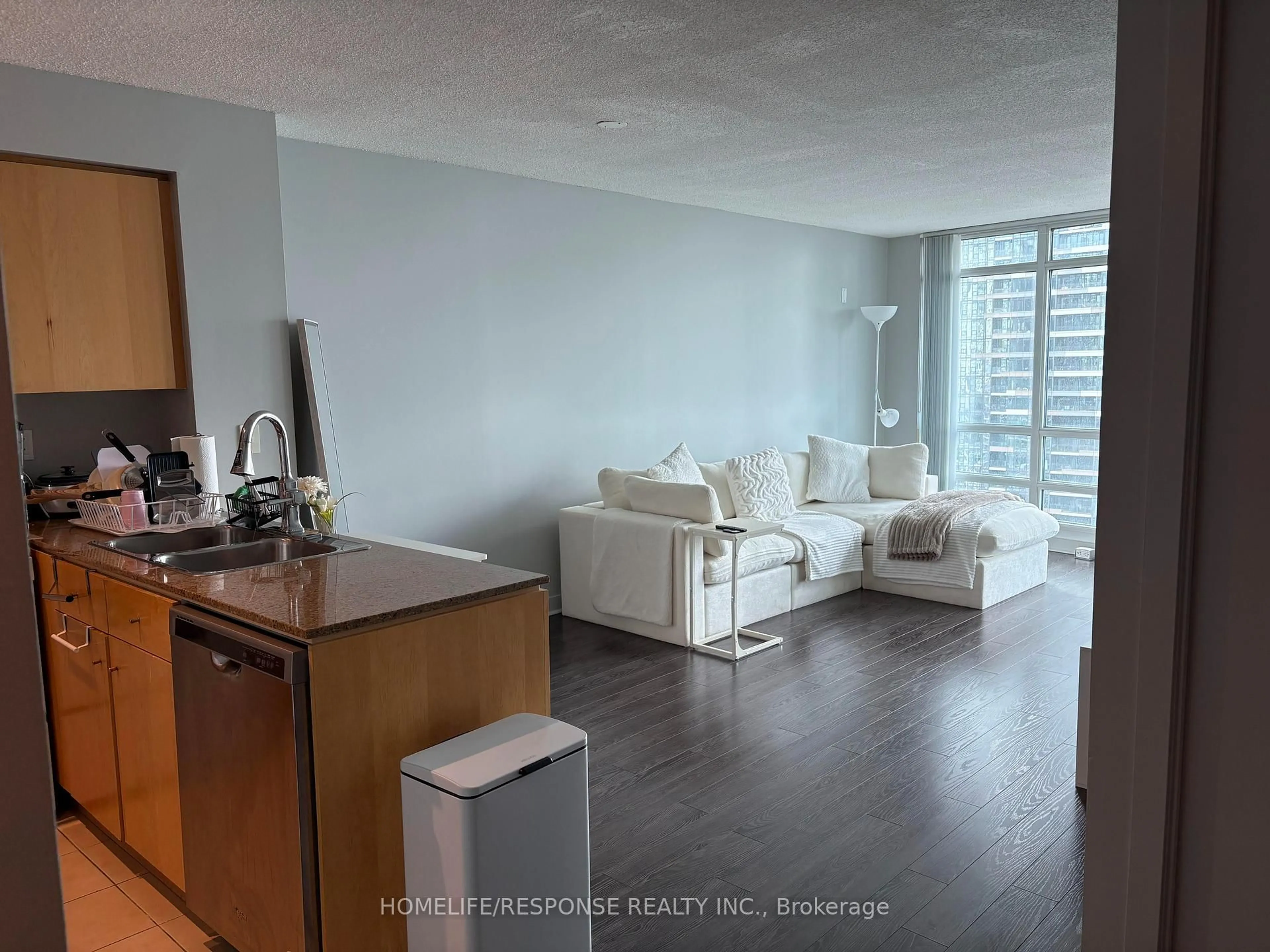 Living room with furniture, unknown for 397 FRONT St #3801, Toronto Ontario M5V 3S1