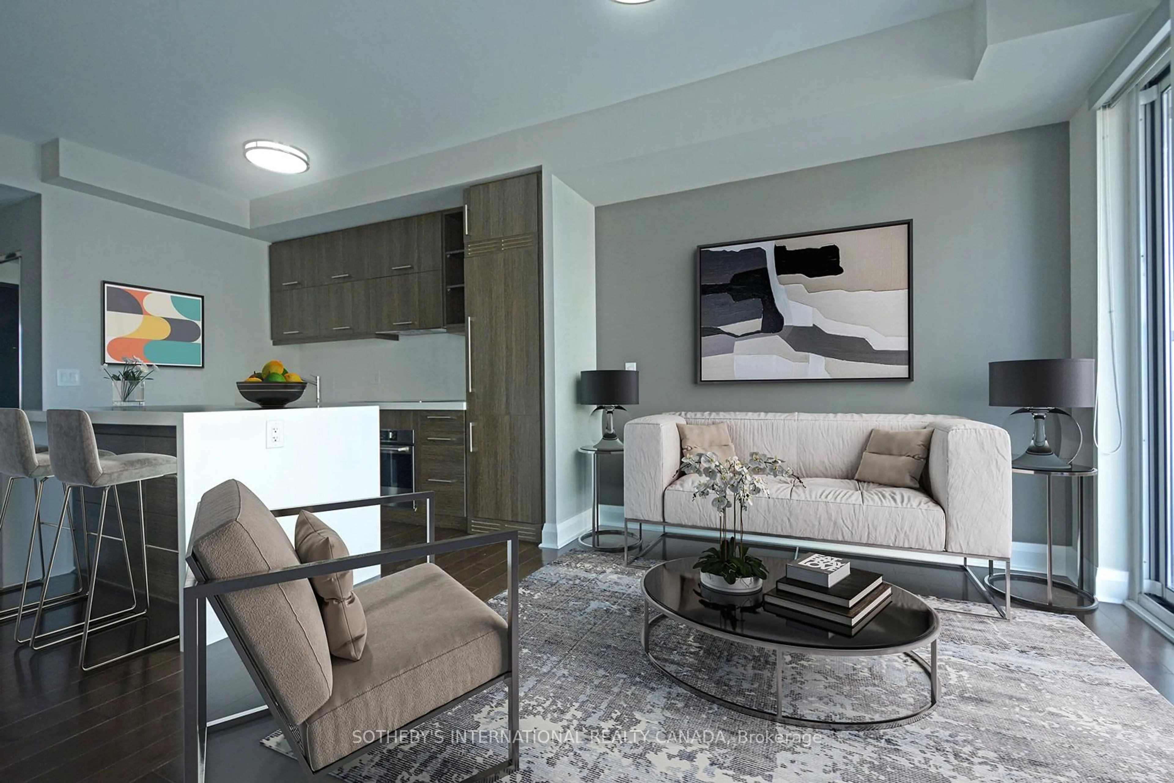 Living room with furniture, unknown for 1080 Bay St #2309, Toronto Ontario M5S 0A5