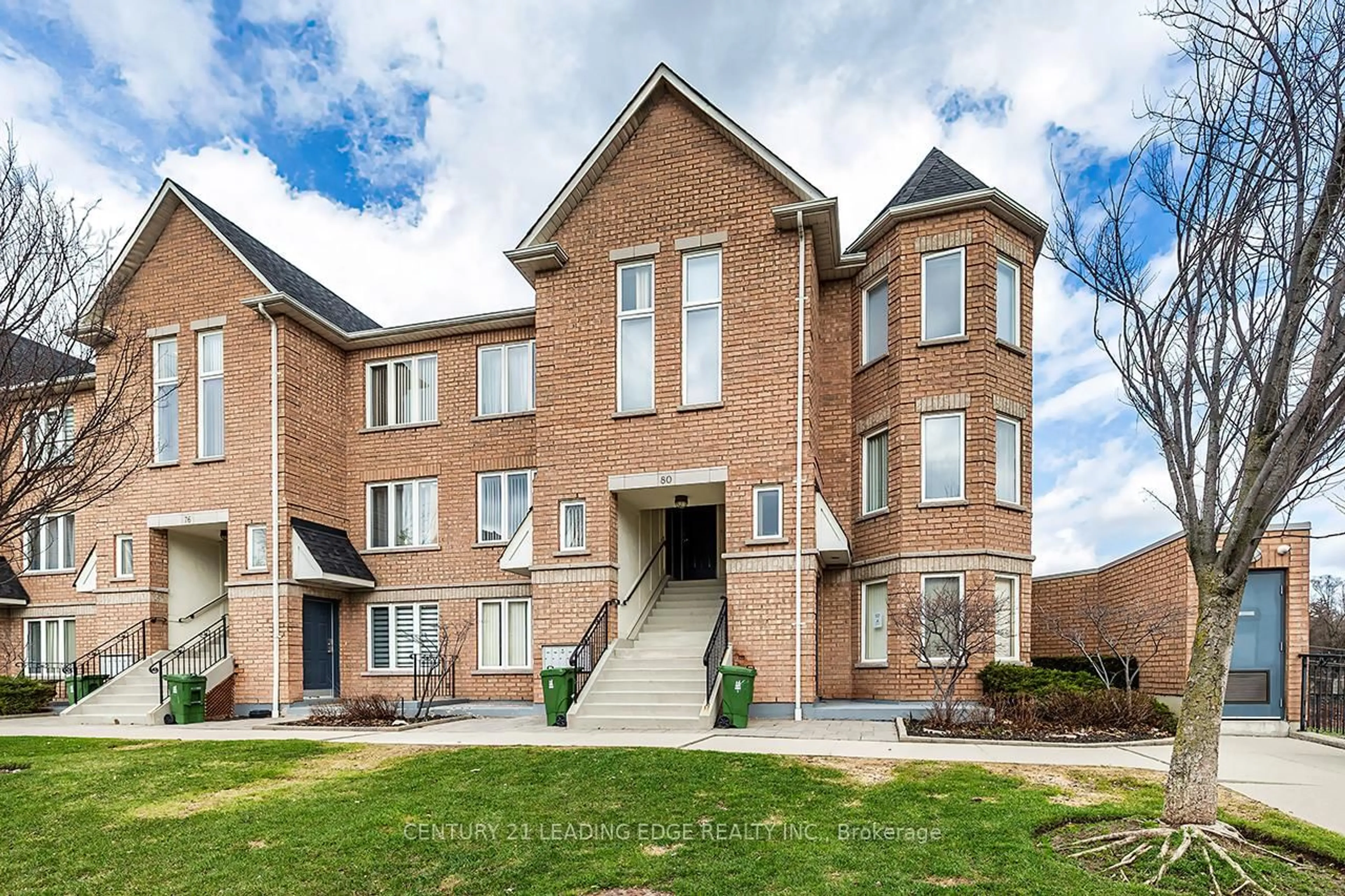 Home with brick exterior material, street for 80 Aerodrome Cres #201, Toronto Ontario M4G 4J1