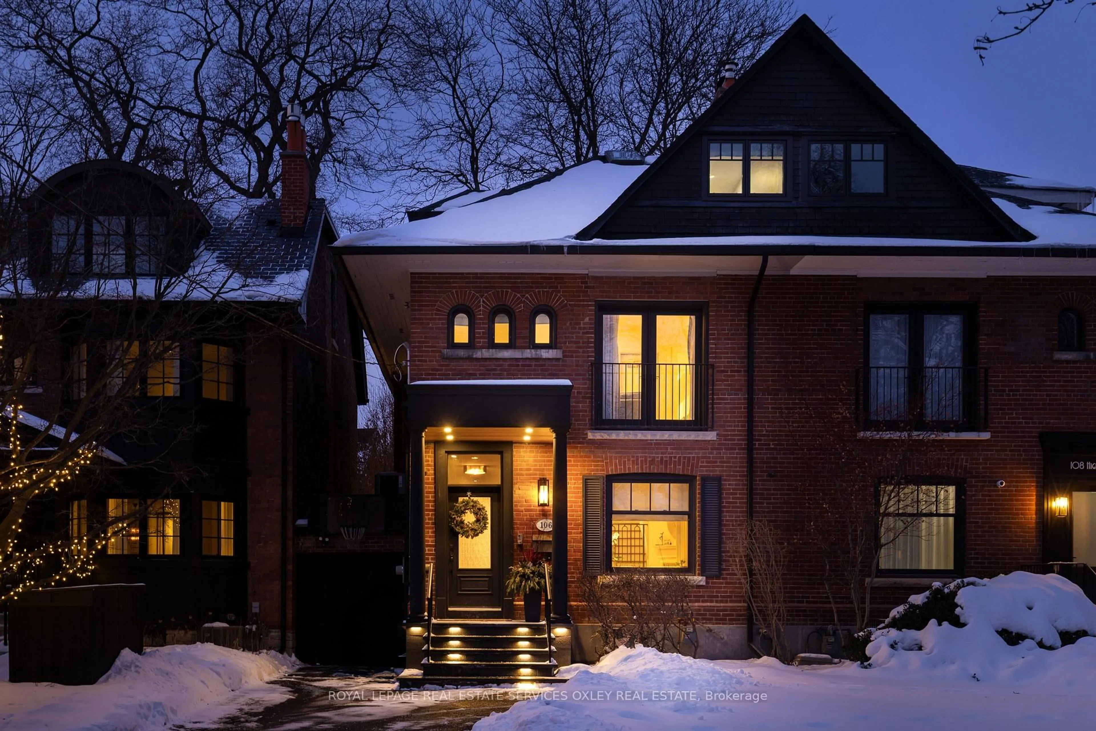 Home with brick exterior material, street for 106 Highland Ave, Toronto Ontario M4W 2A6