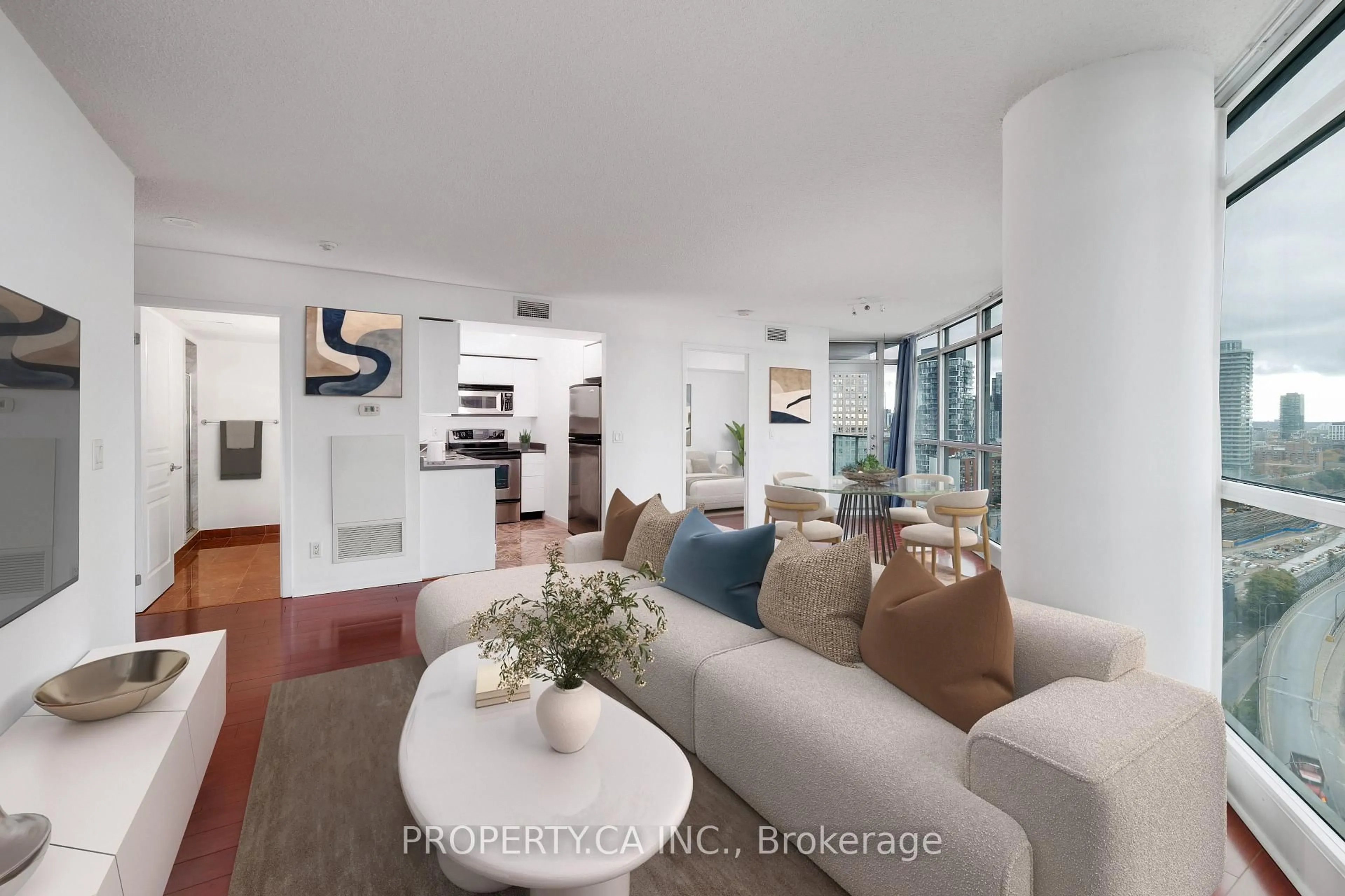 Living room with furniture, unknown for 18 Yonge St #2011, Toronto Ontario M5E 1Z8