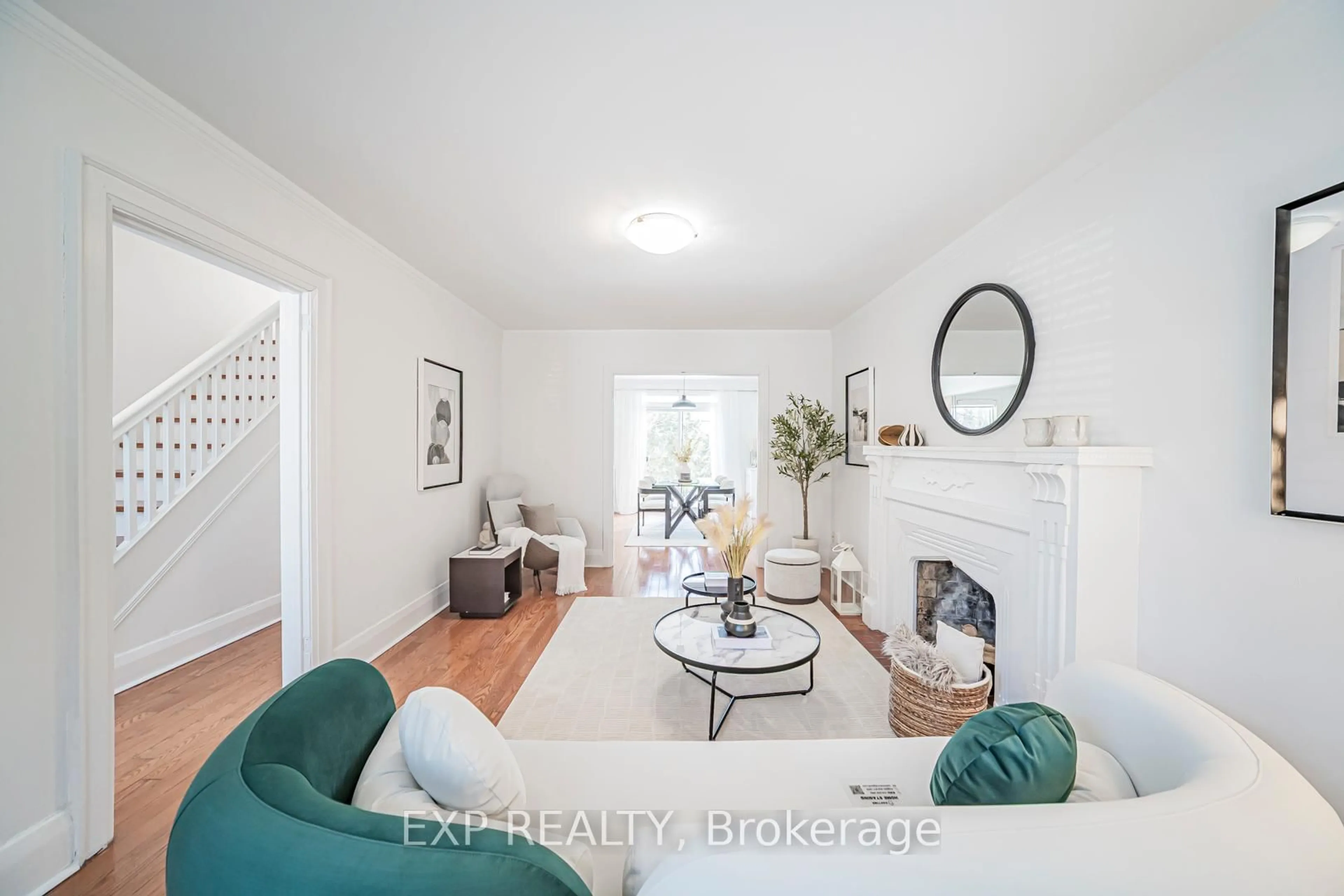 Living room with furniture, unknown for 54 Latimer Ave, Toronto Ontario M5N 2L8
