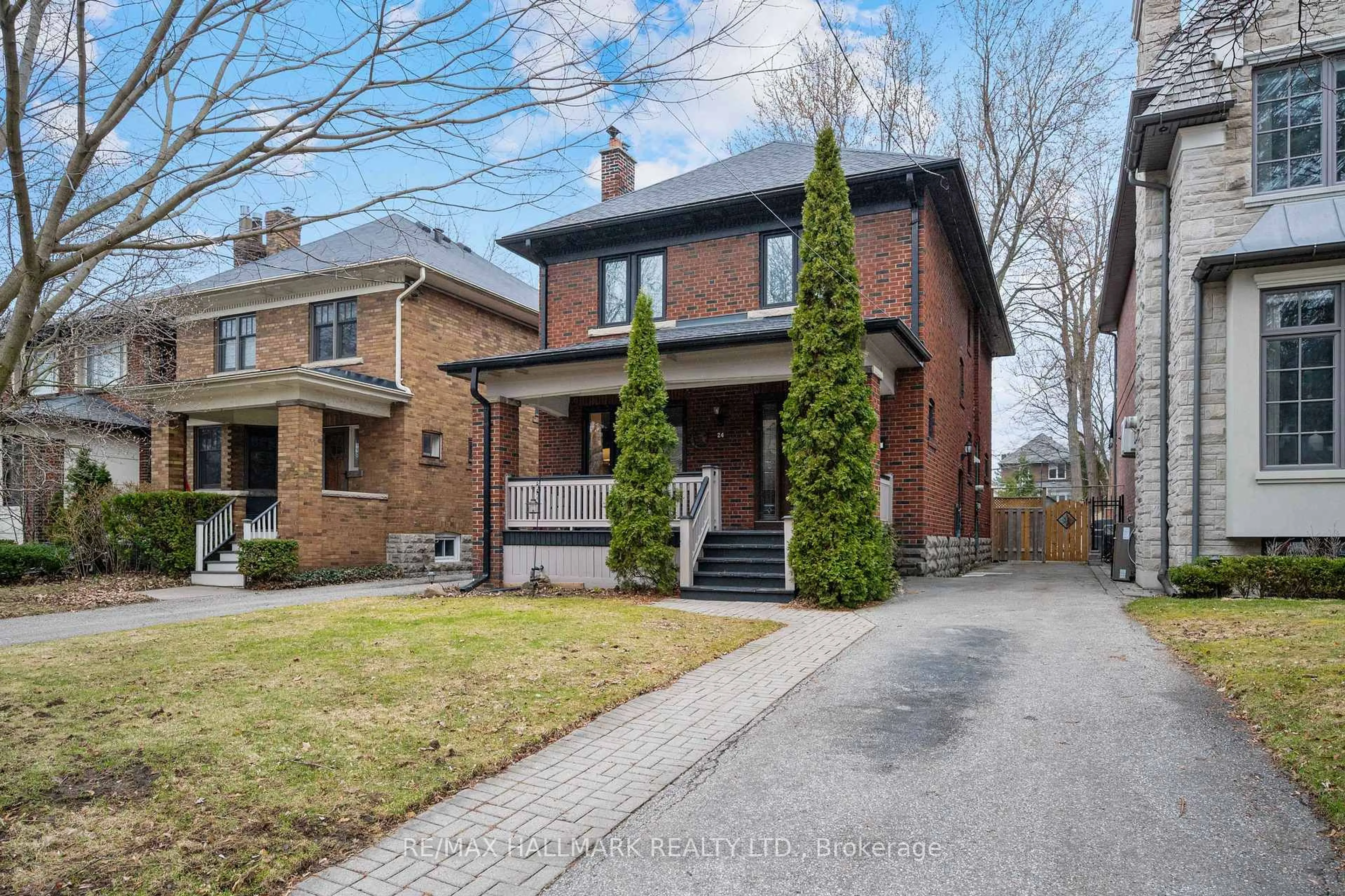 Home with brick exterior material, street for 24 Glencairn Ave, Toronto Ontario M4R 1M5